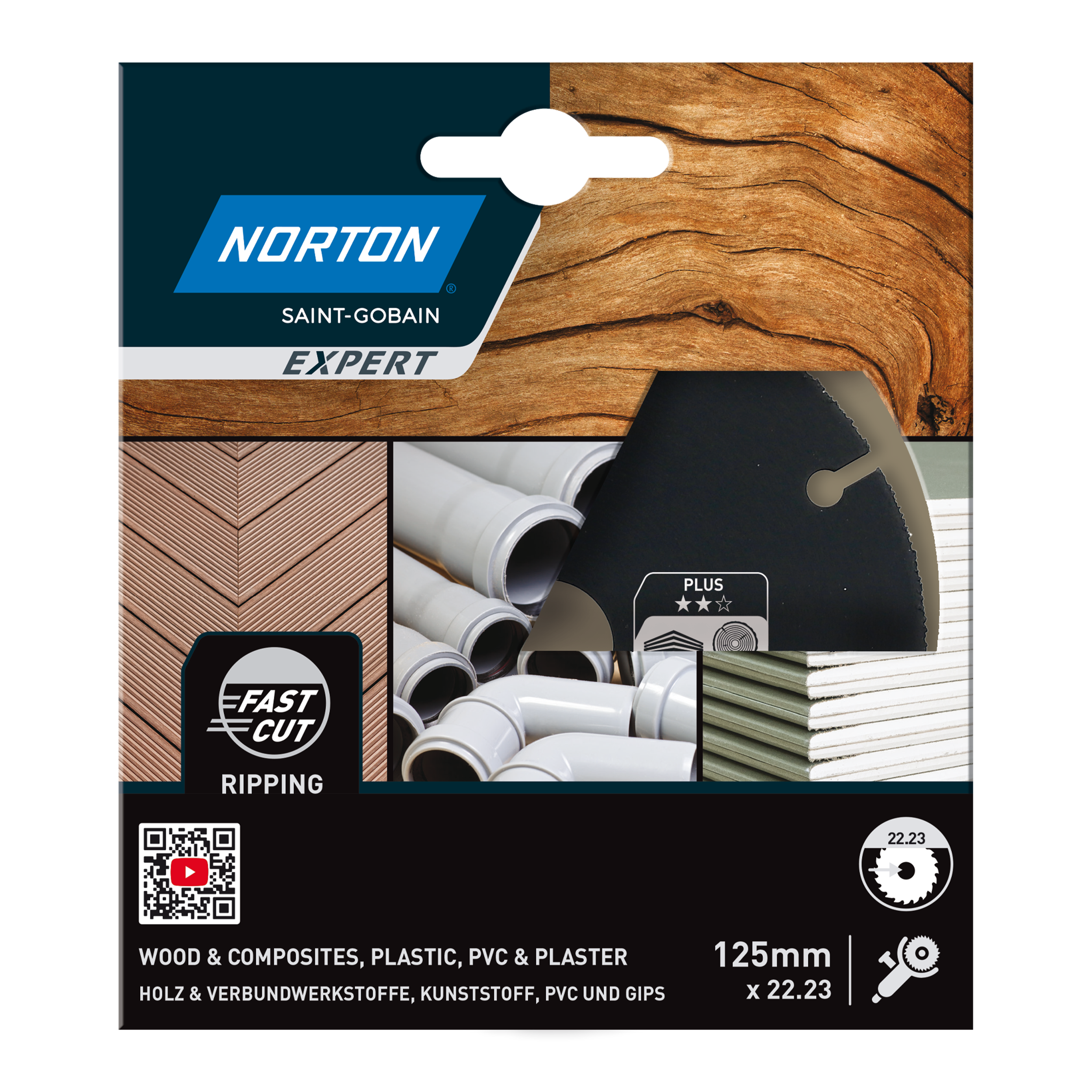 Tarcza carbid korud 125x22.23 mm uniwersalna dla szlifierki kątowej - 2