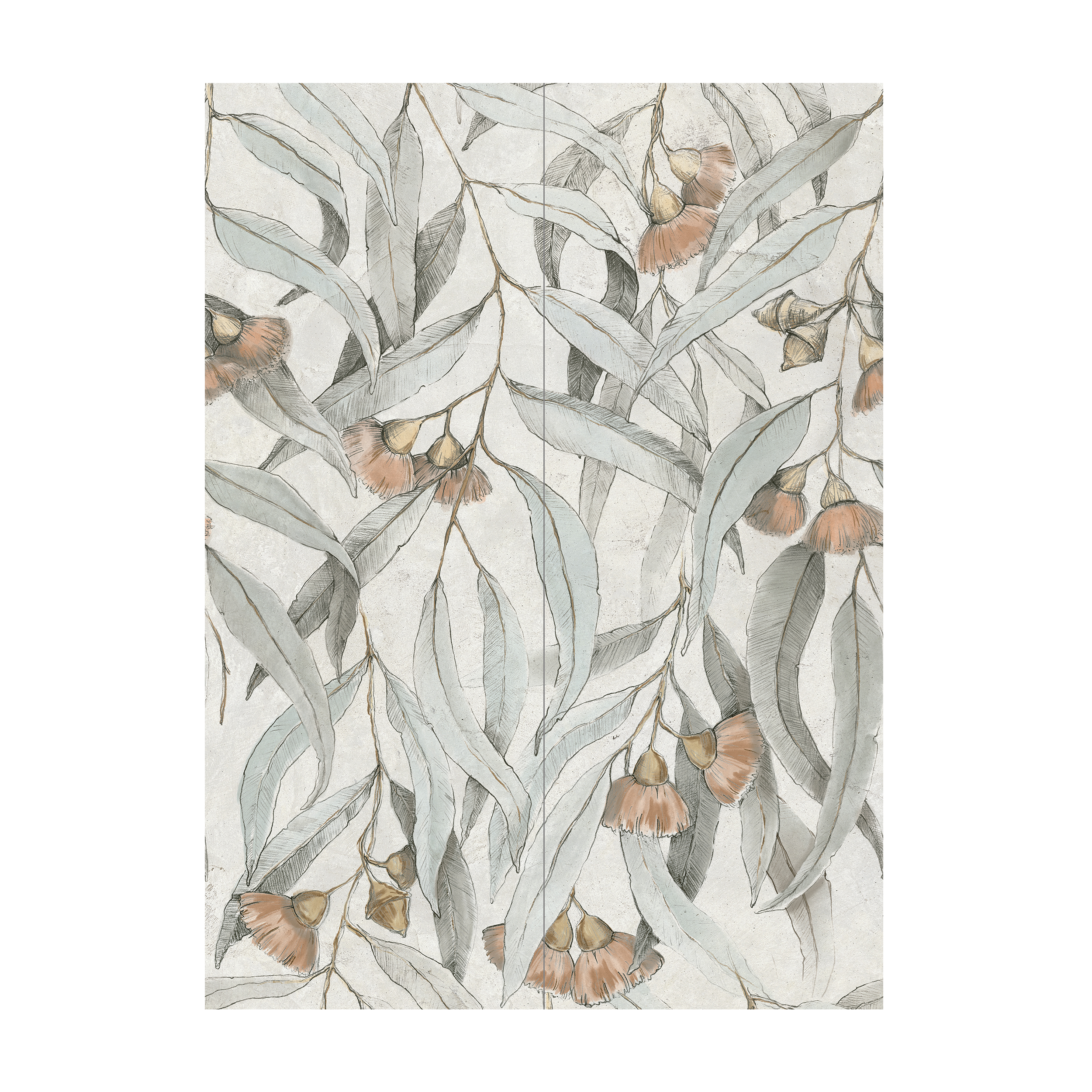 Dekor 2 elementowy Taonga Leaves A 65.8x89.8 Arte