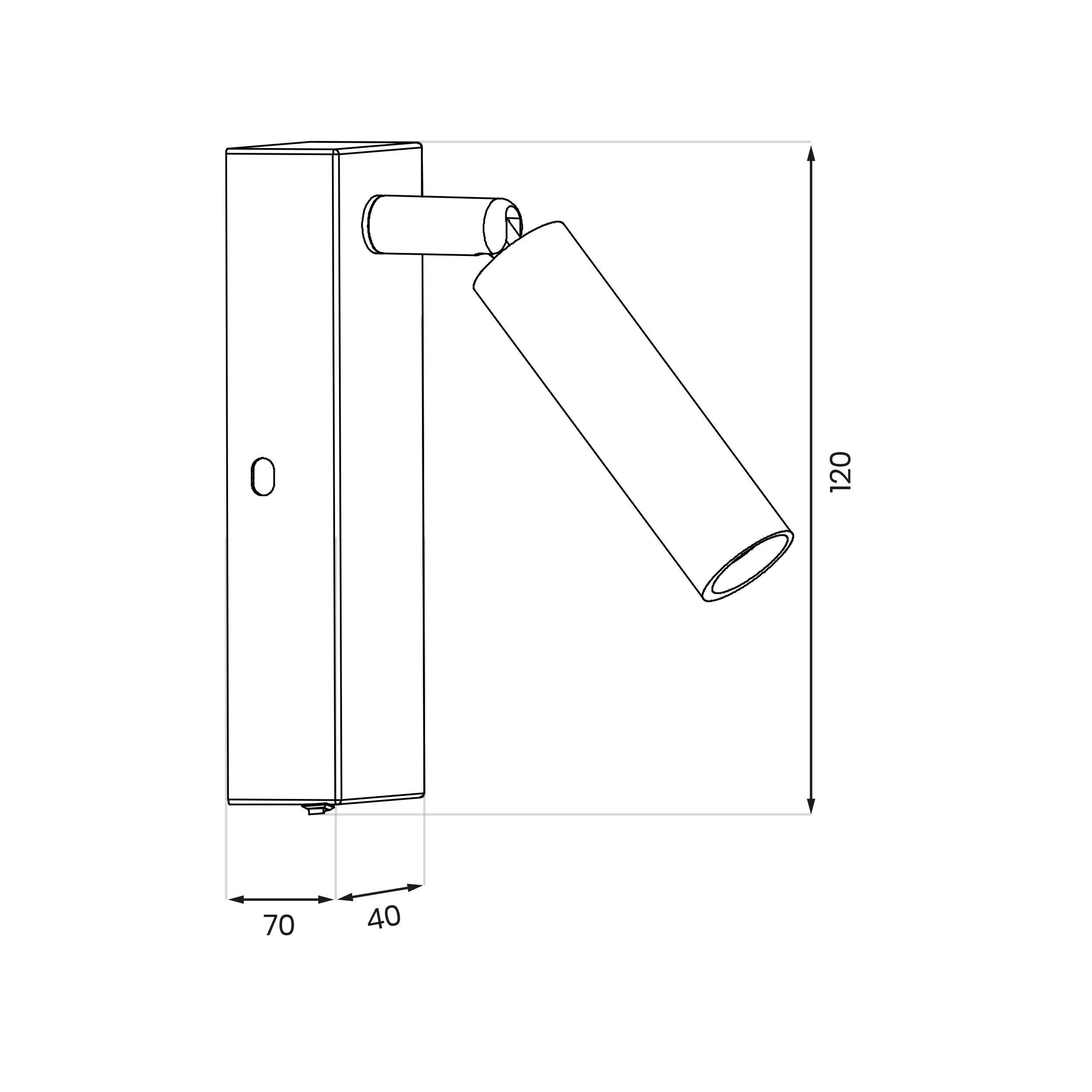 Kinkiet Santi biały G9 LED Milagro - 4
