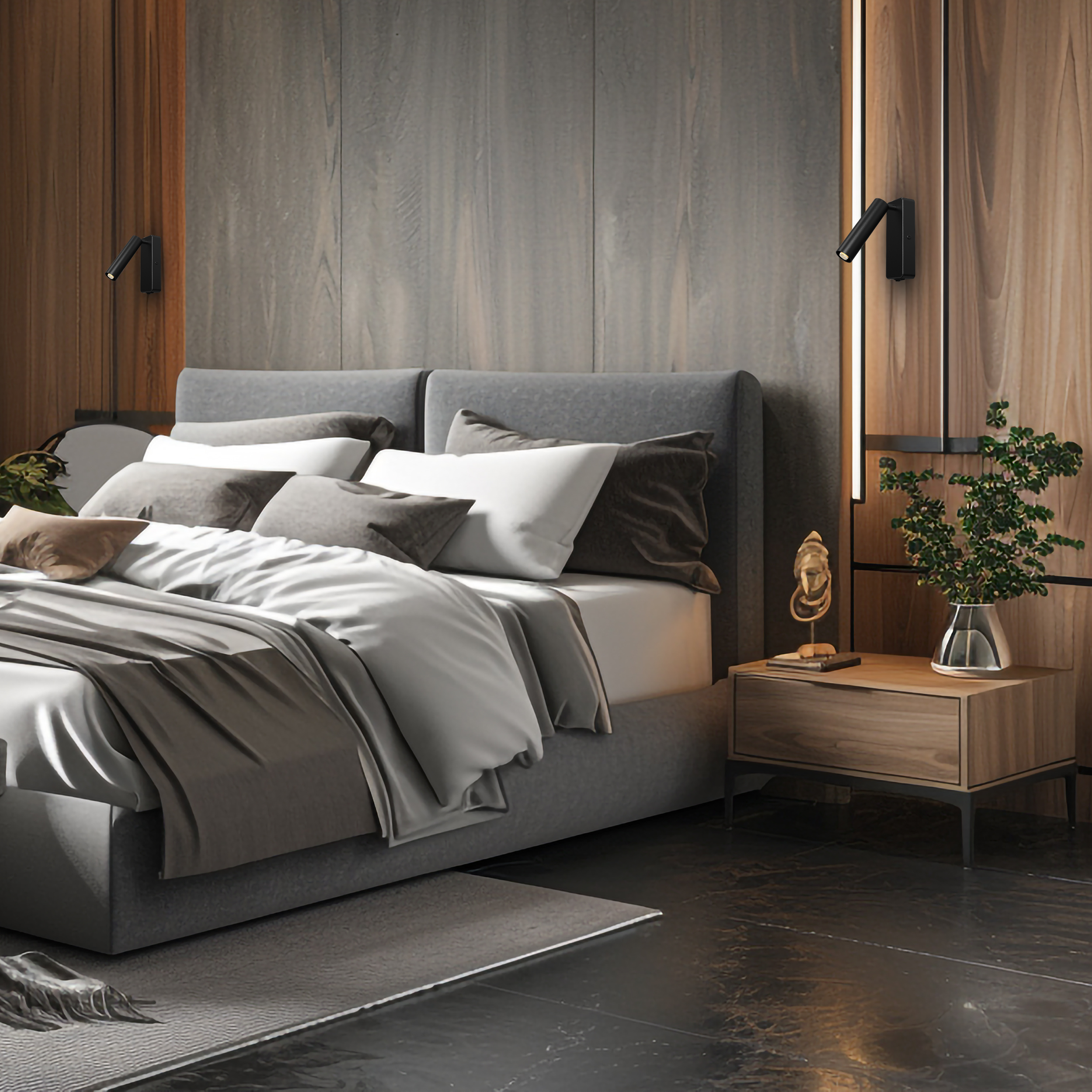 Kinkiet Santi czarny G9 LED Milagro - 2