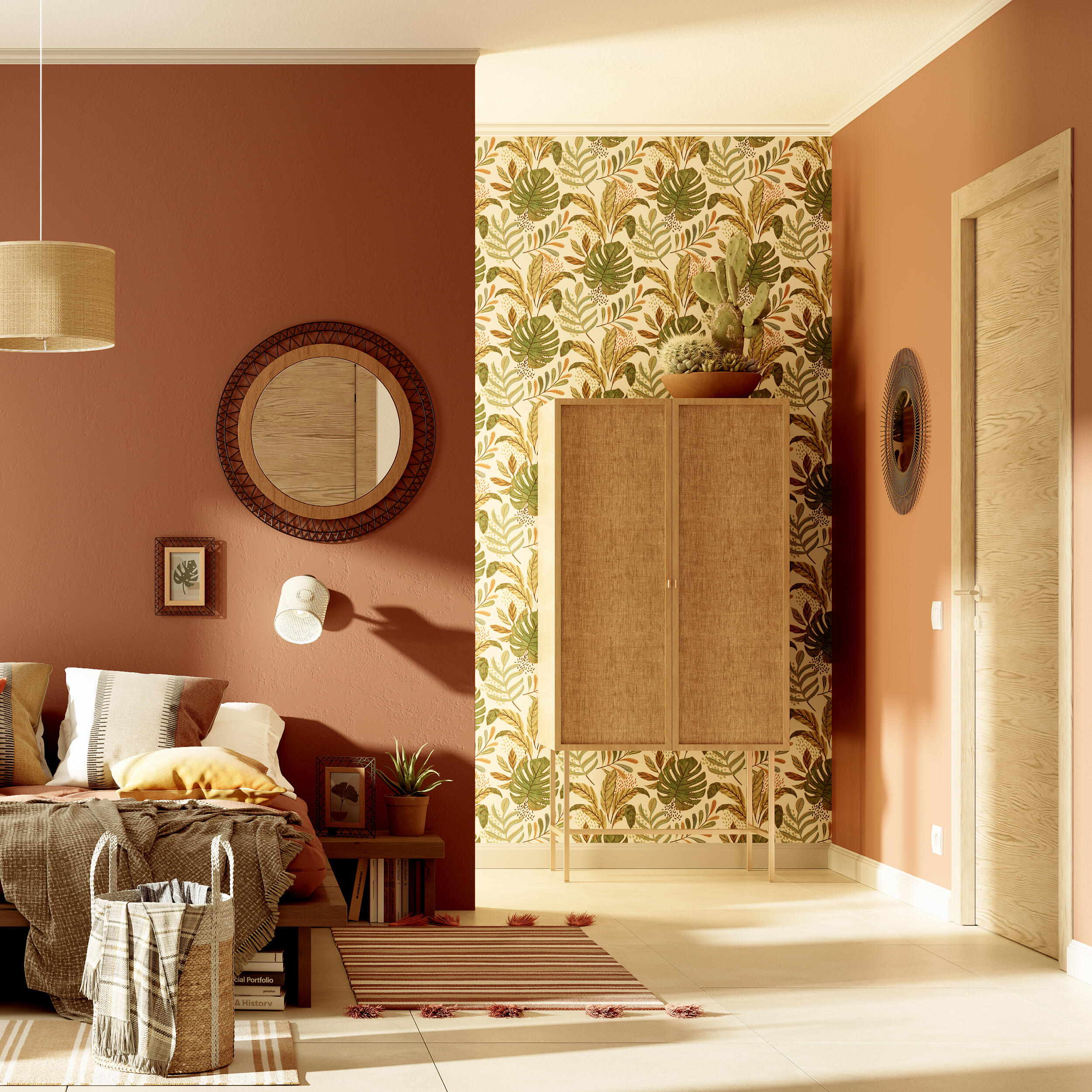 Cornice 10x15 cm in legno marrone lucido per foto INSPIRE Manam - 7