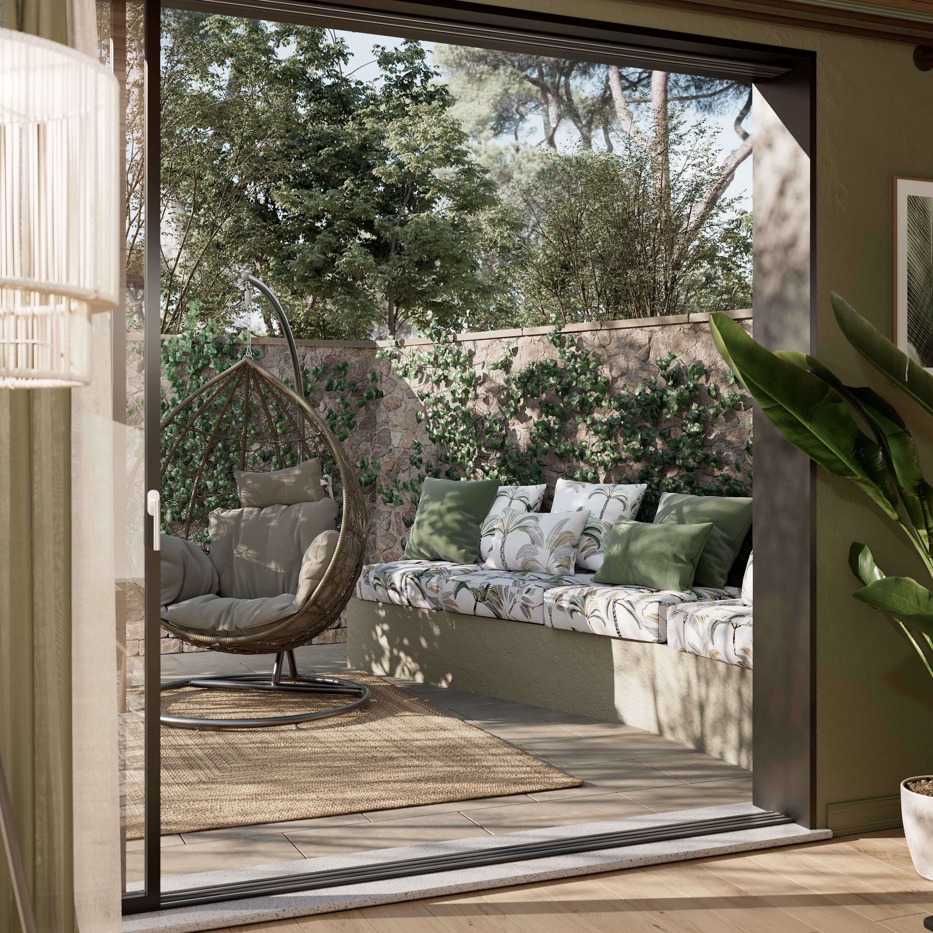 Cuscino Velus salvia 50 x 50 cm - 4