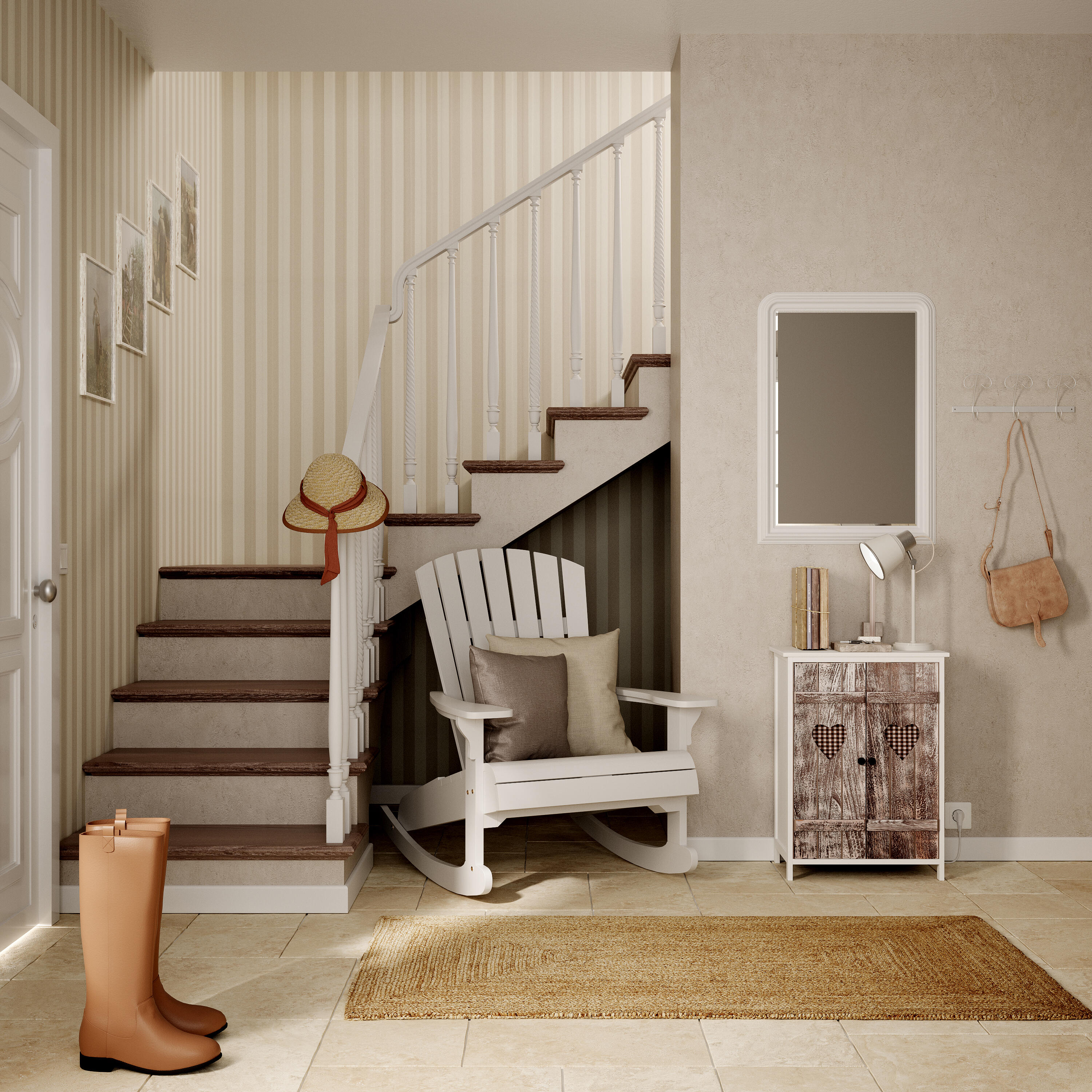 Carta da parati Classic beige, 53 cm x 10.05 m - 3