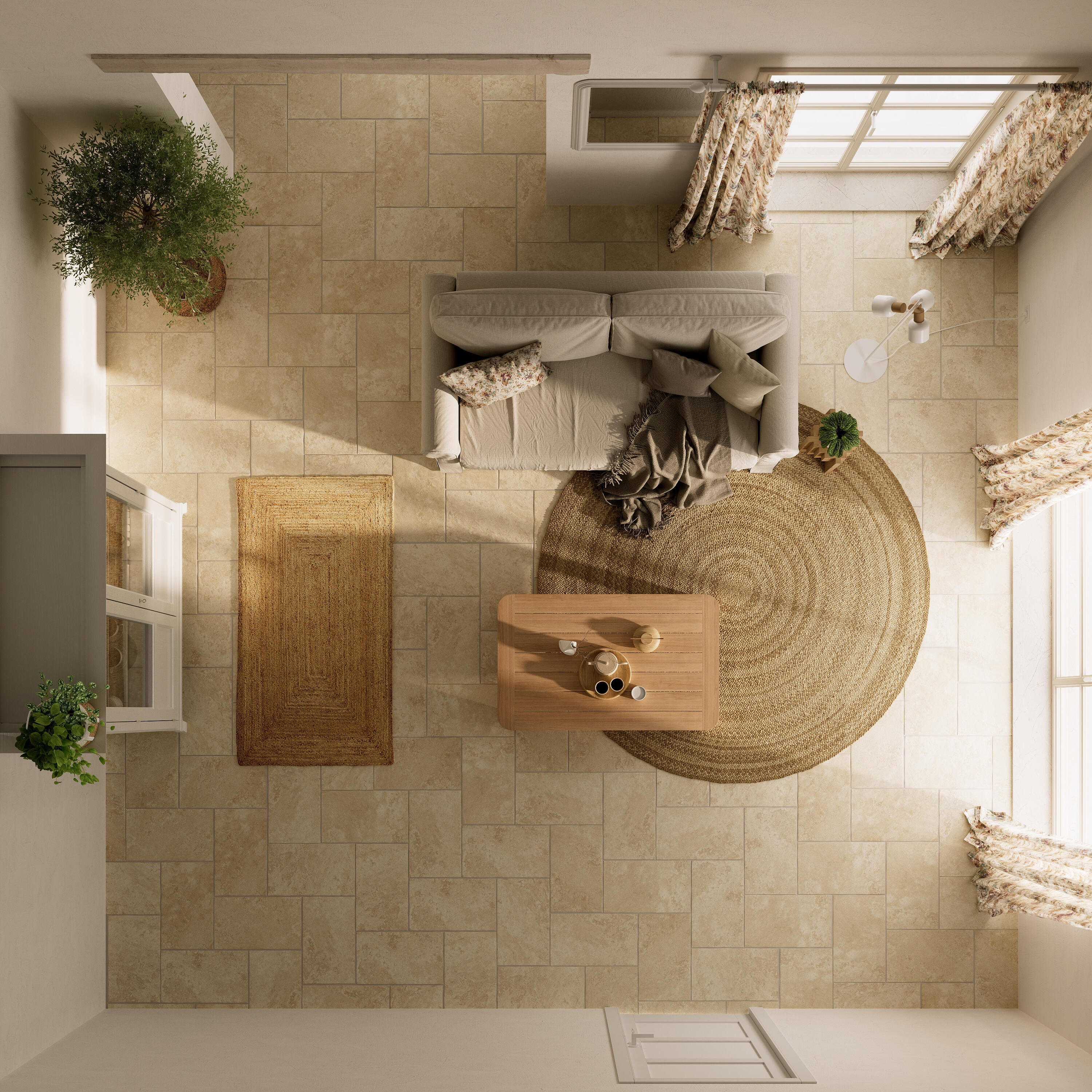 Tappeto Nils etnico in juta naturale, L 230 x L 160 cm - 3