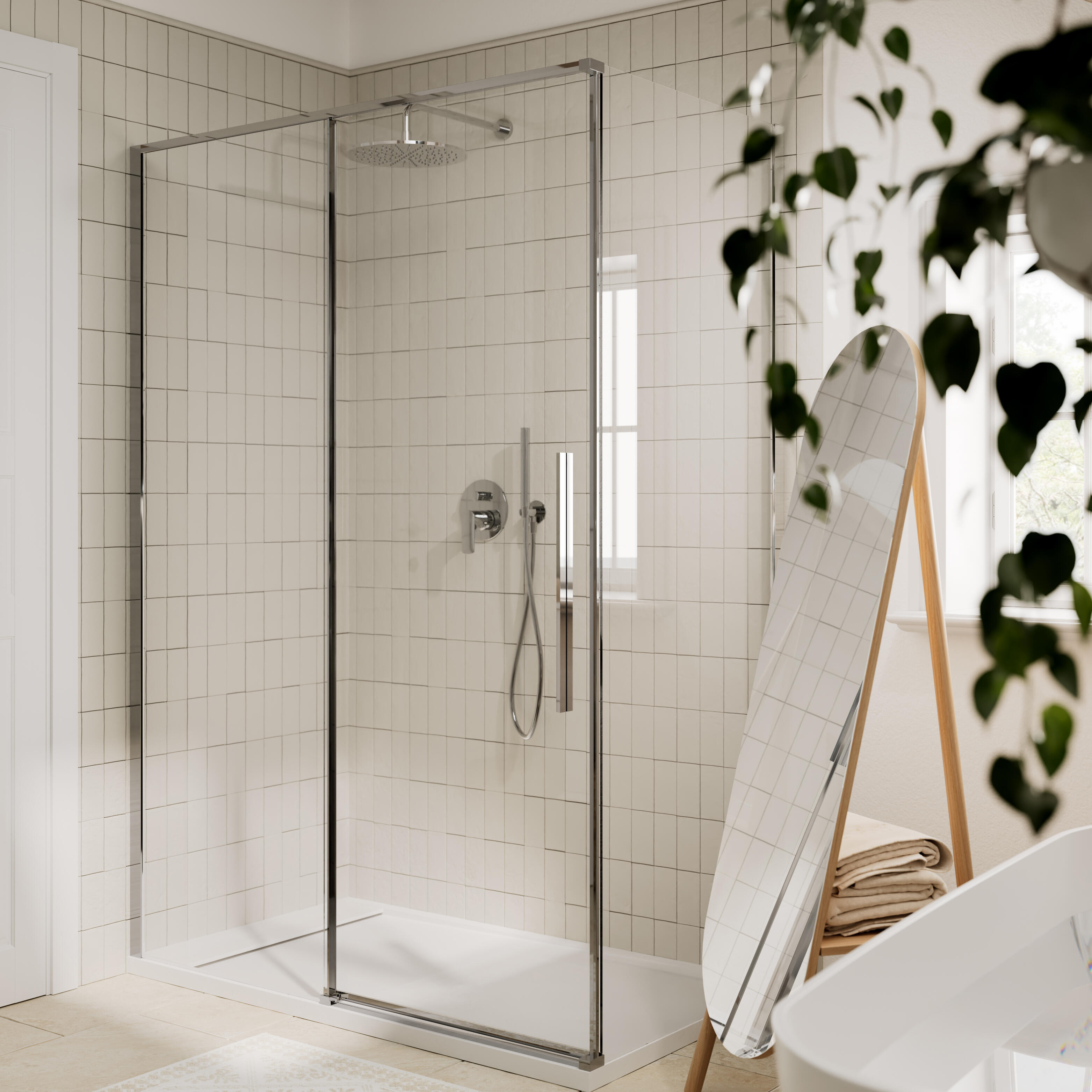 Rubinetto per doccia getto laminare cristallino monocomando Concept Air cromo lucido IDEAL STANDARD - 2