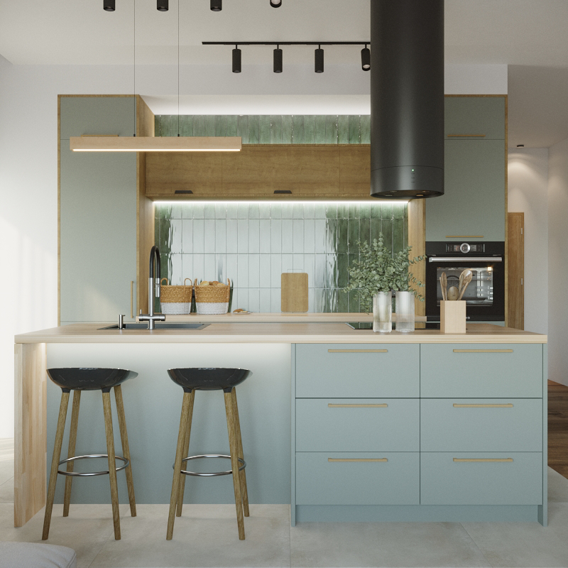 Lampa wisząca Teo drewno LED Tk Lighting - 10