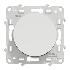 Interrupteur va-et-vient à assembler Odace, SCHNEIDER ELECTRIC, blanc