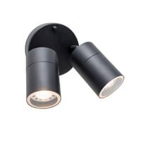 APLIQUE DOBLE PIXA NEGRO IP44 GU10 16W  - 1