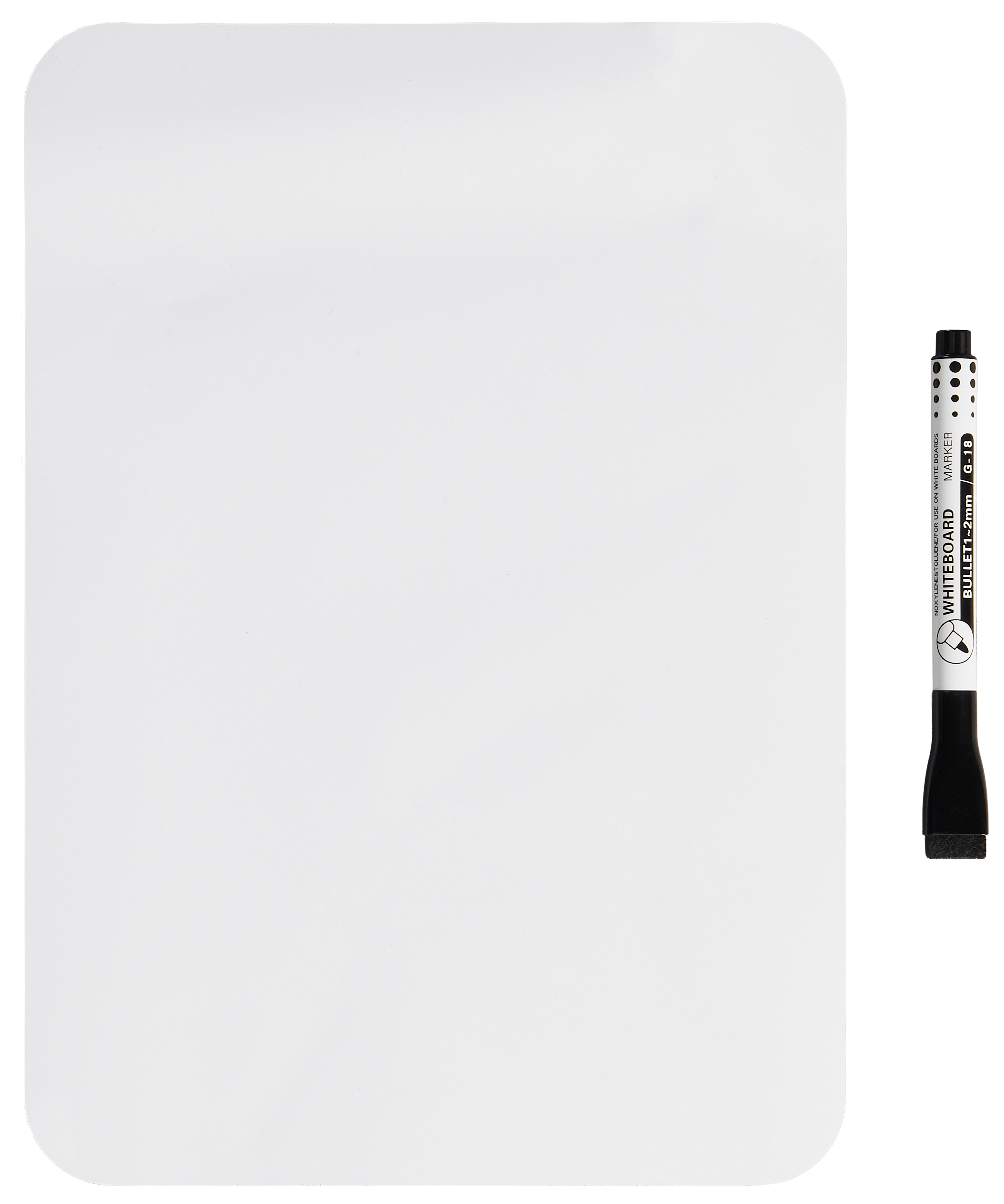 Tablica magnetyczna na lodówkę 29,7 x 21 cm biała z markerem