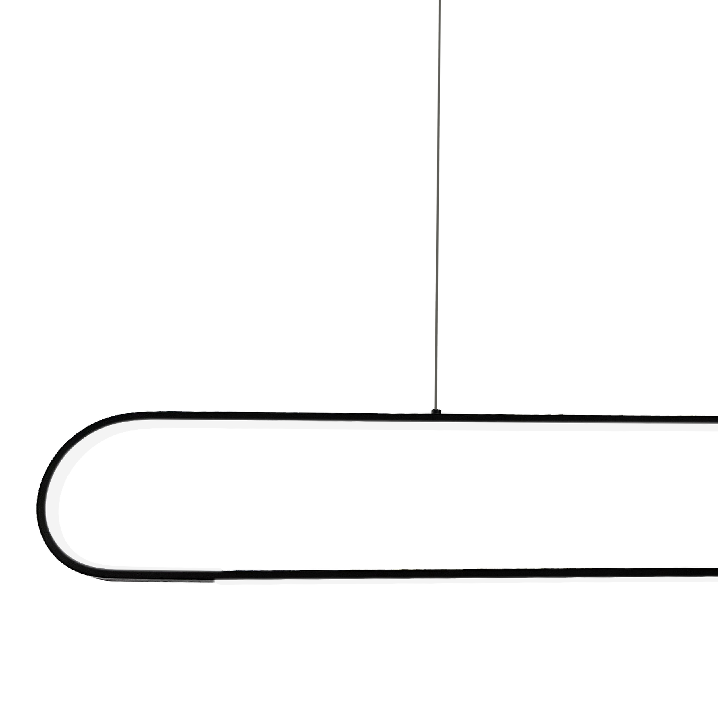 Lampa wisząca Frame czarna LED Milagro - 13