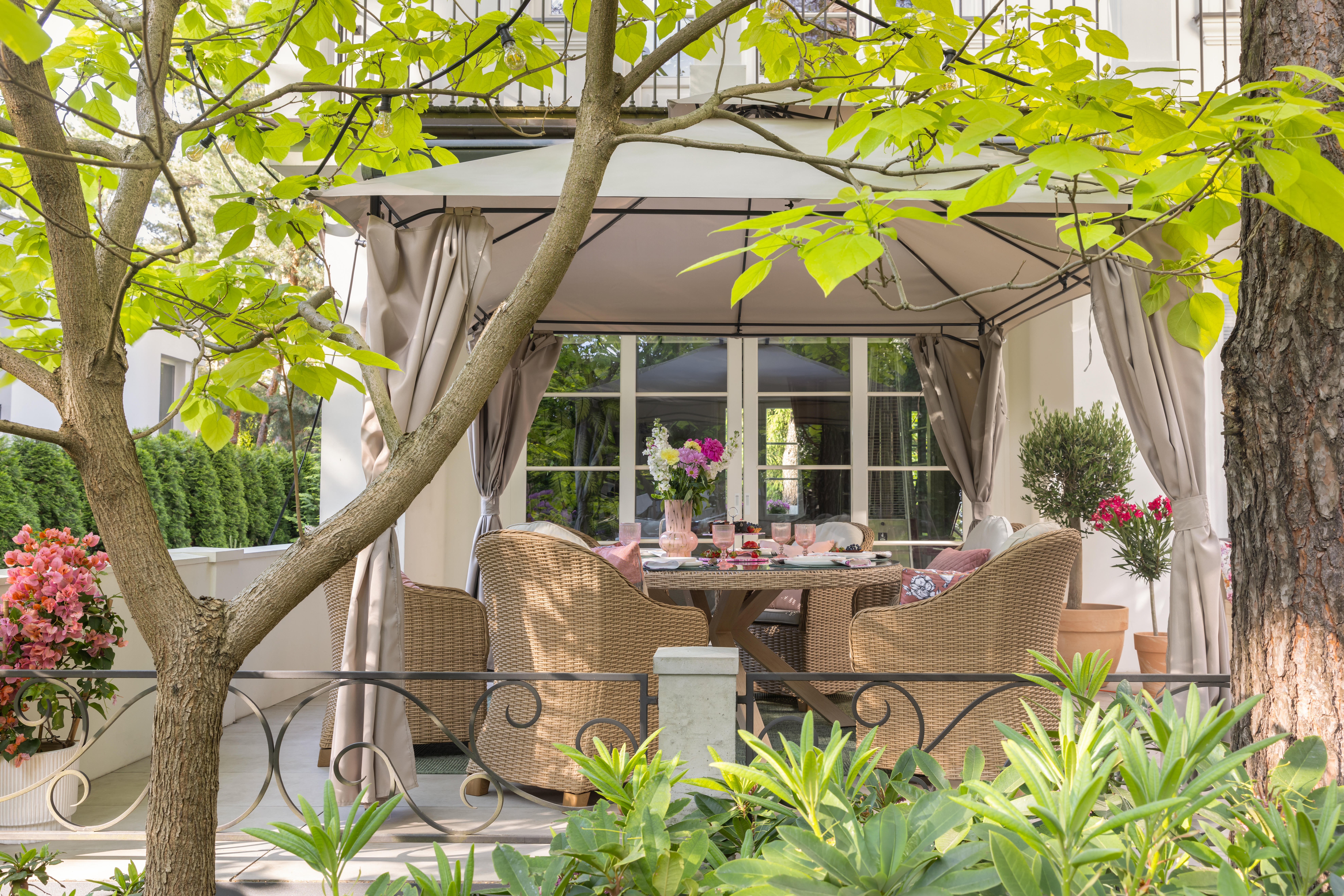 Fotel ogrodowy Medena 2 szt. aluminium rattan Naterial - 4