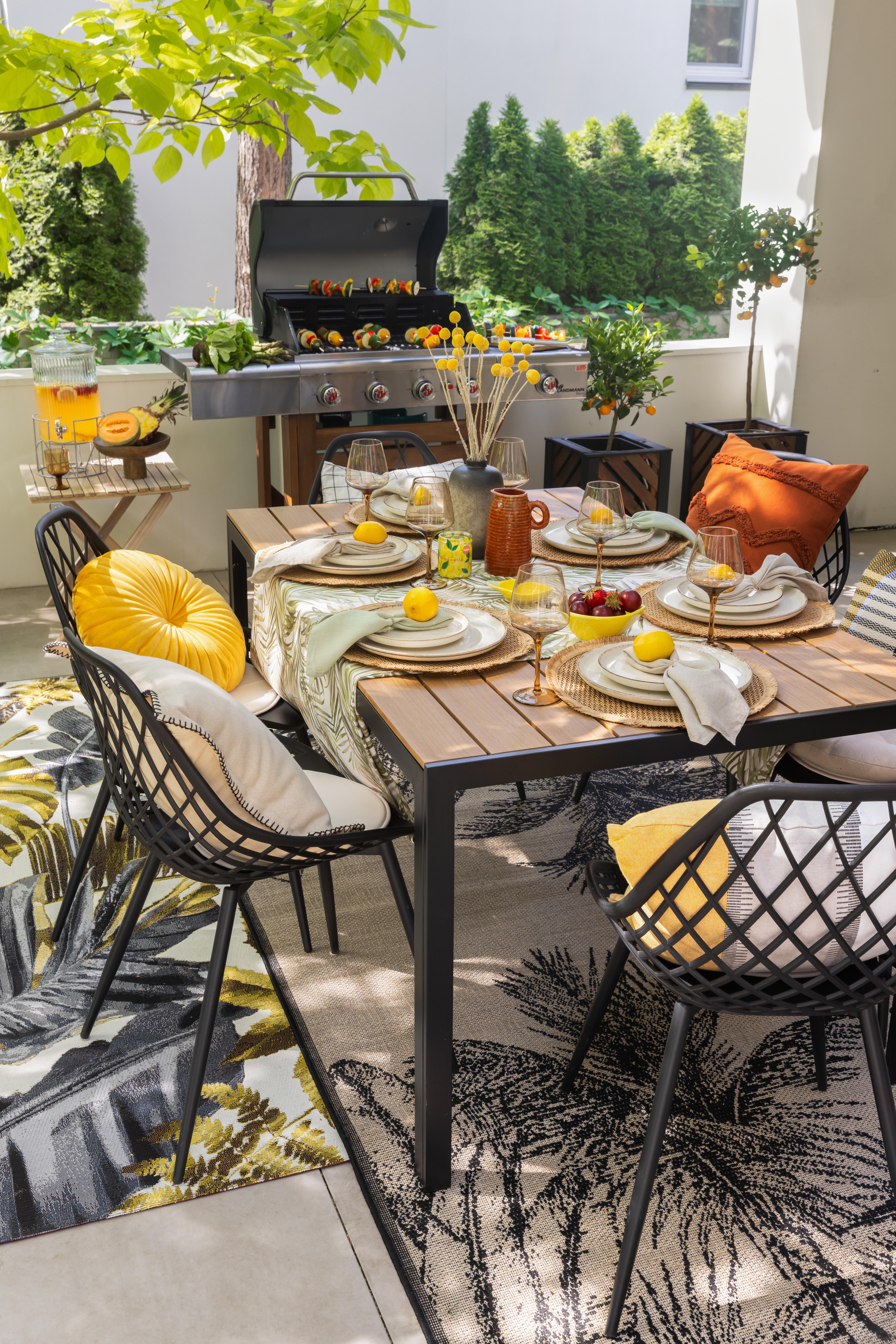 Krzesło ogrodowe Joy czarne Ote - 3