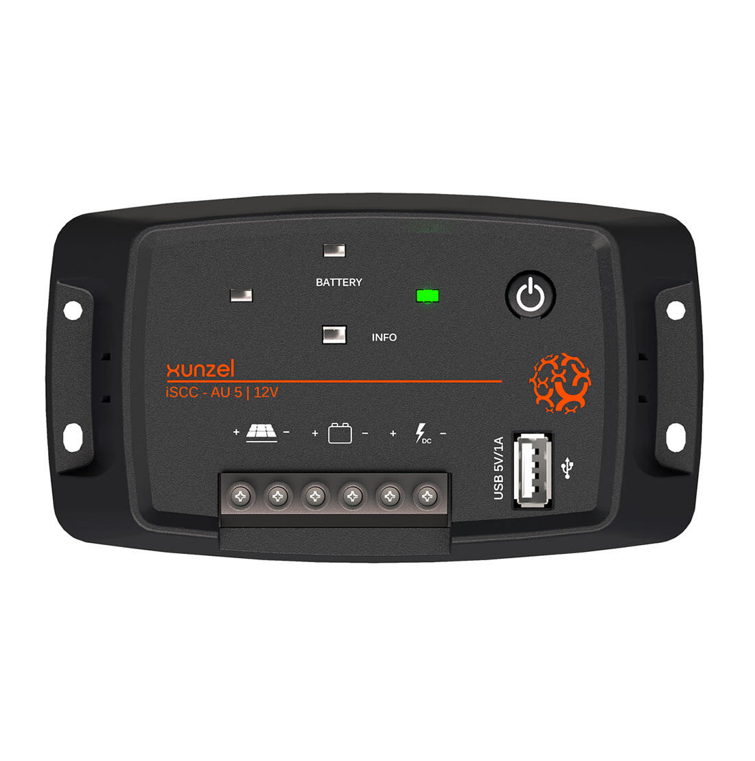 Controlador de carga e descarga Solar Compacto iSCC-AU-XUNZEL-5A-12V - 2