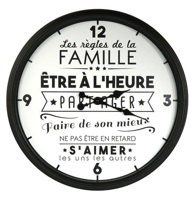 Reloj de pared 50cm para decorar