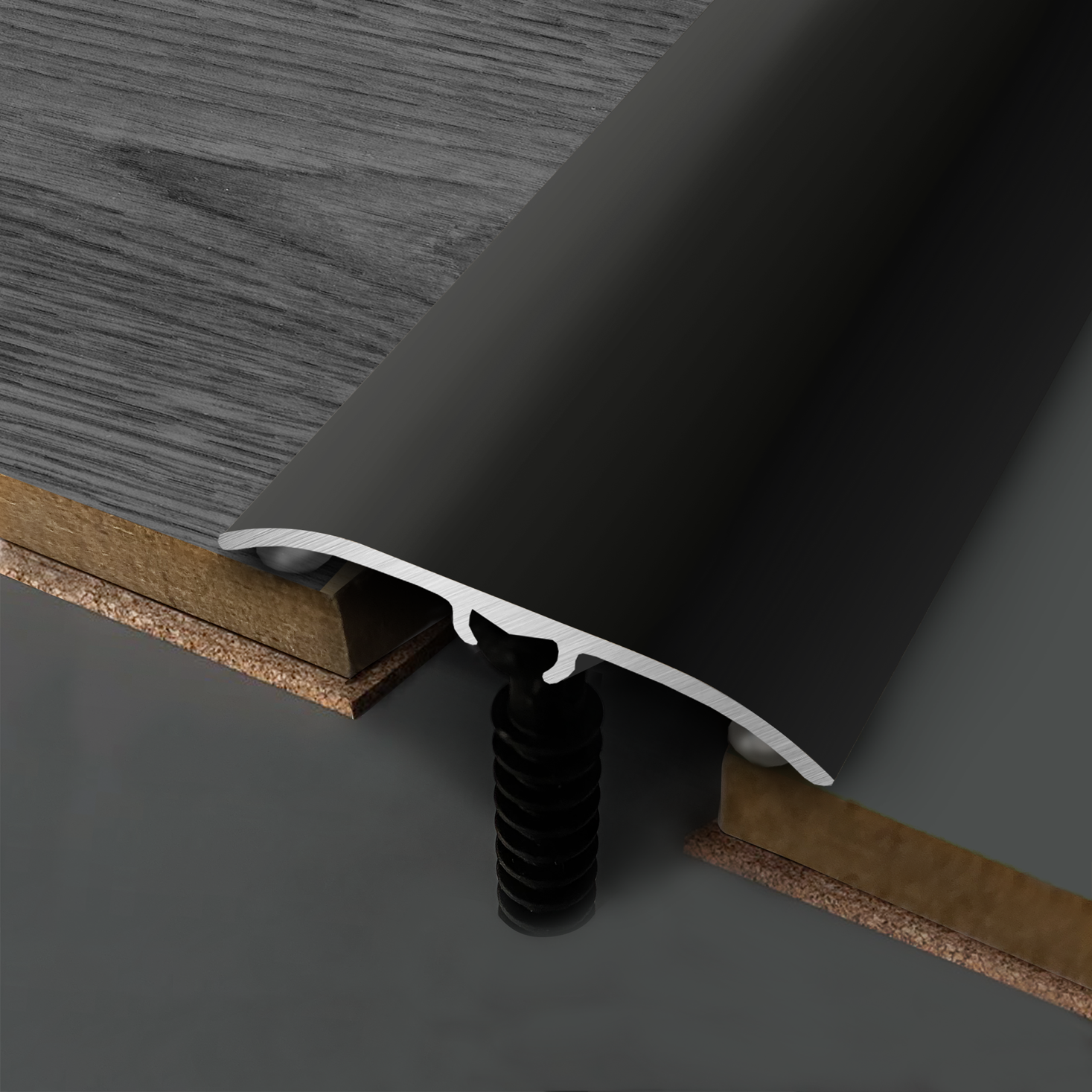 Barre de seuil 4 en 1 alu décor 5 à fixer, l.3.7 cm x L.83 cm ARTENS - 4