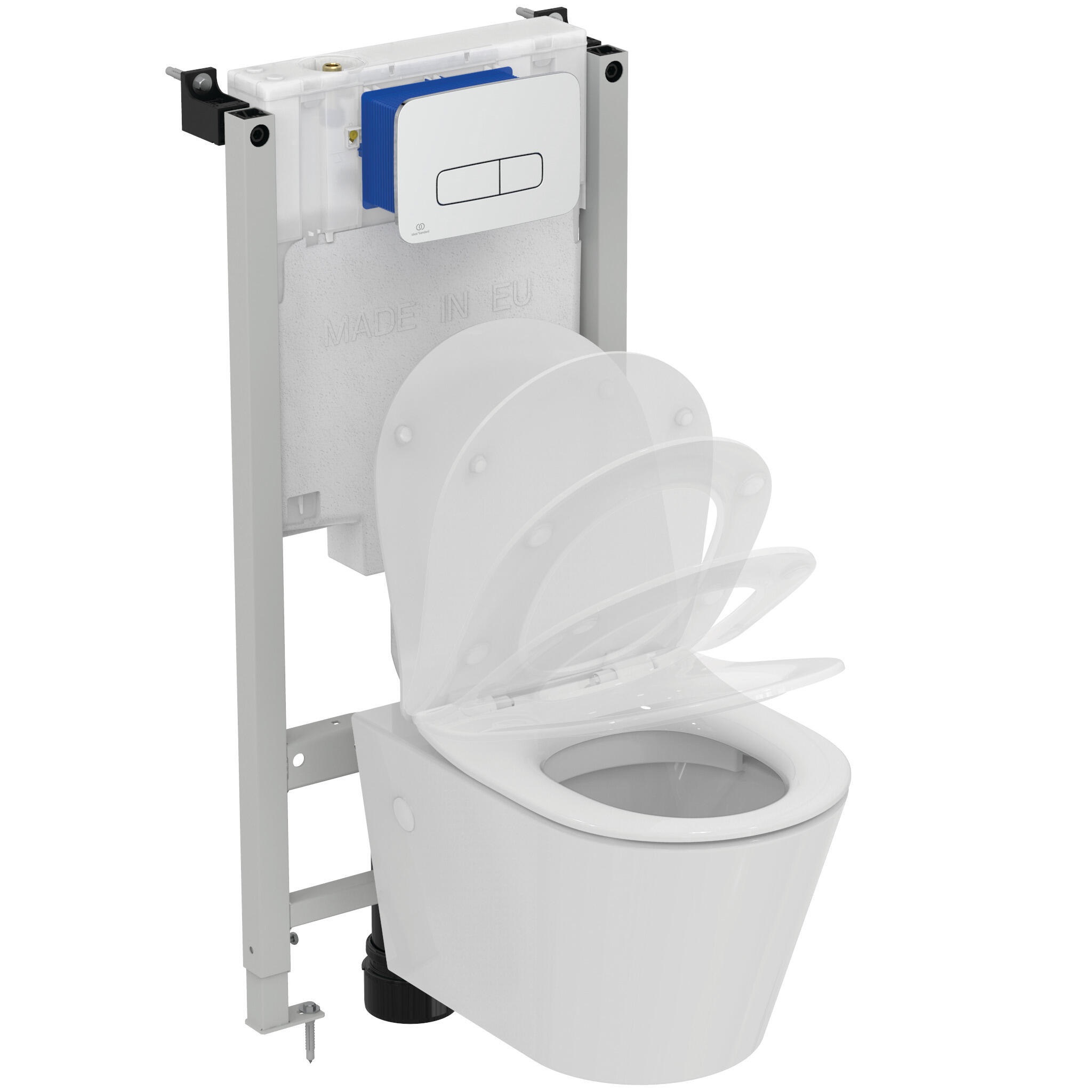 Pack wc suspendido ideal standard avance 2 con tapa amortiguada