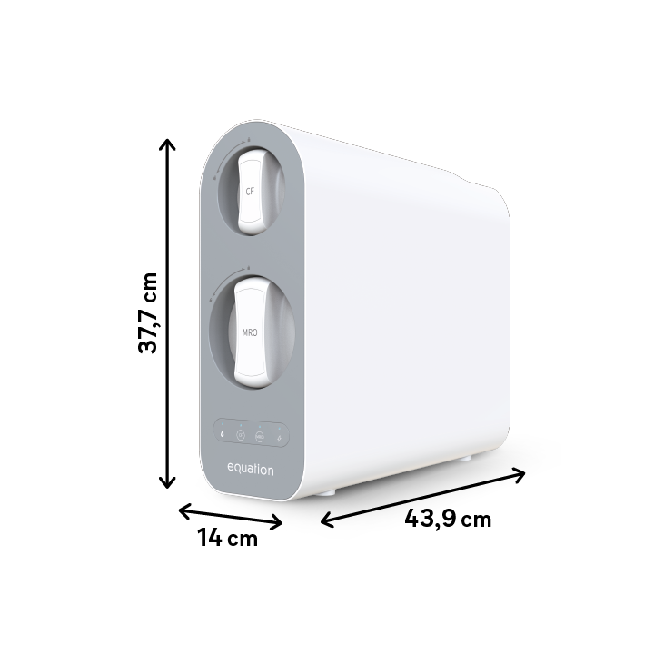 Sistema filtragem osmose EQUATION + torneira - 10