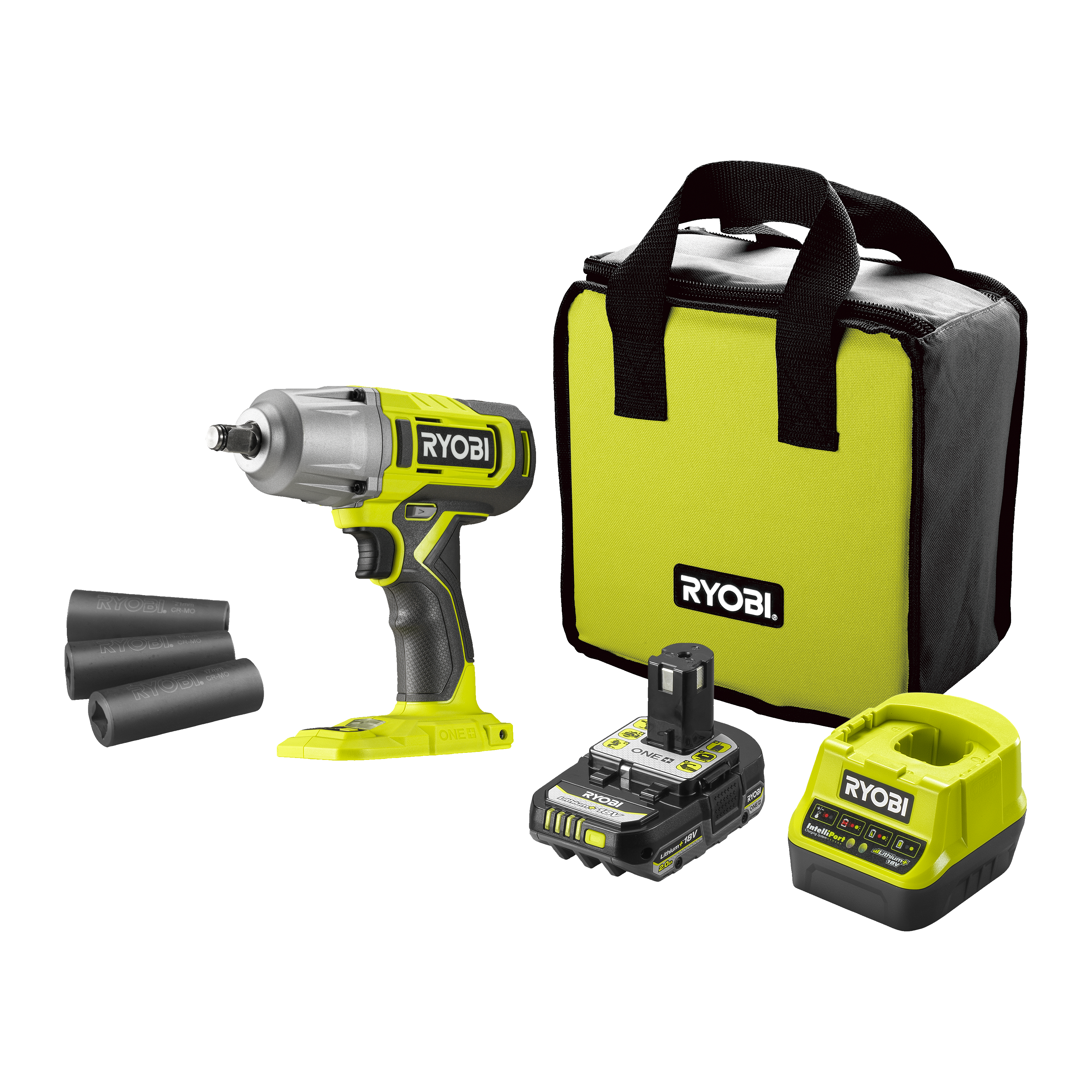 Klucz udarowy akumulatorowy 18V 600Nm 2Ah RYOBI ONE+