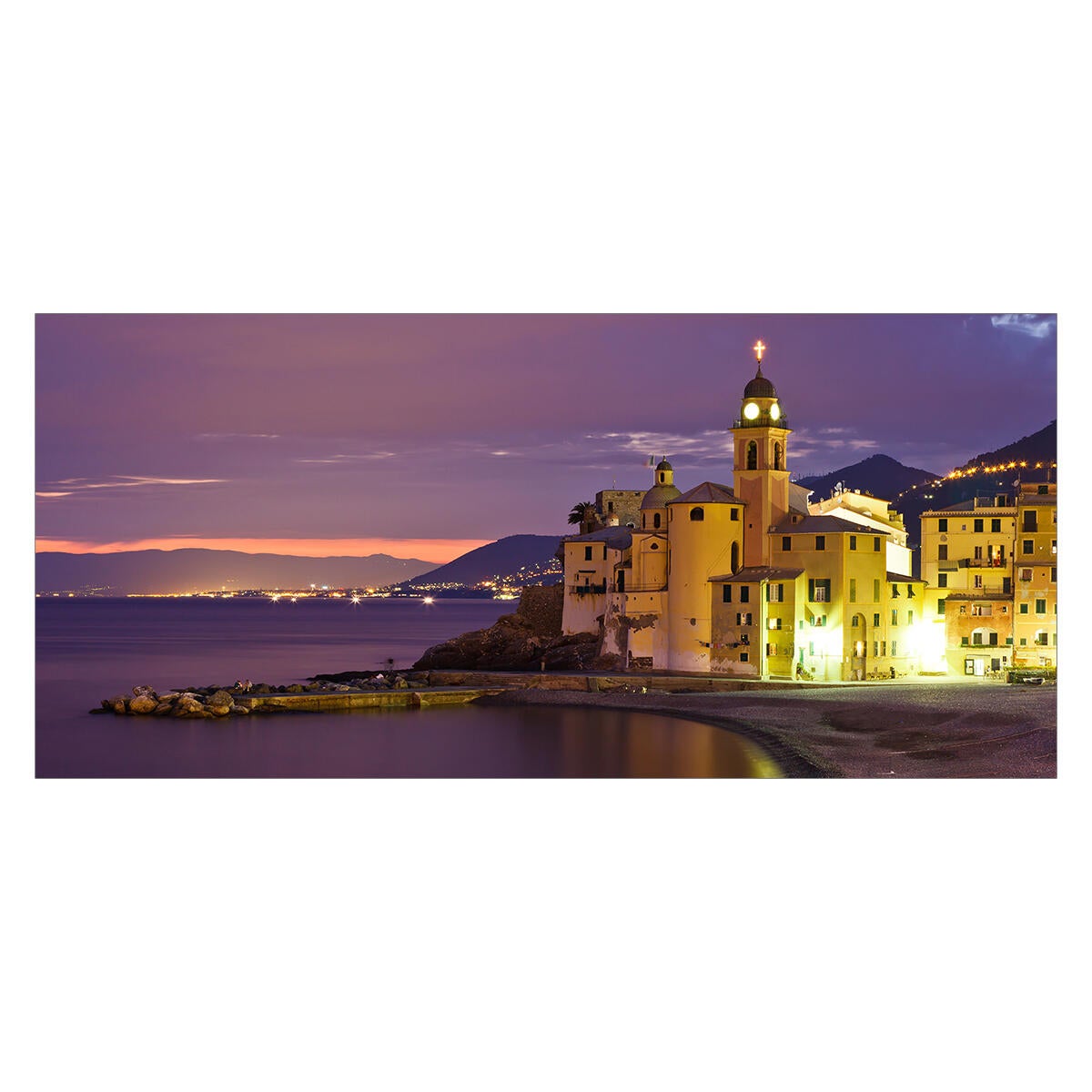 Genova basilica notte