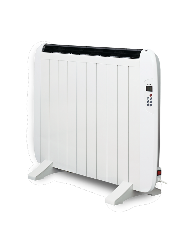 Emissor térmico 1500W Branco Com Ecrã LED