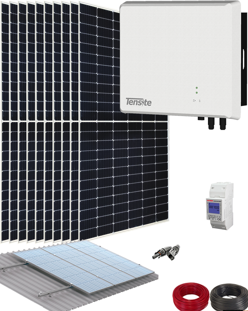 Kit solar autoconsumo con inversor tensite de 5kw