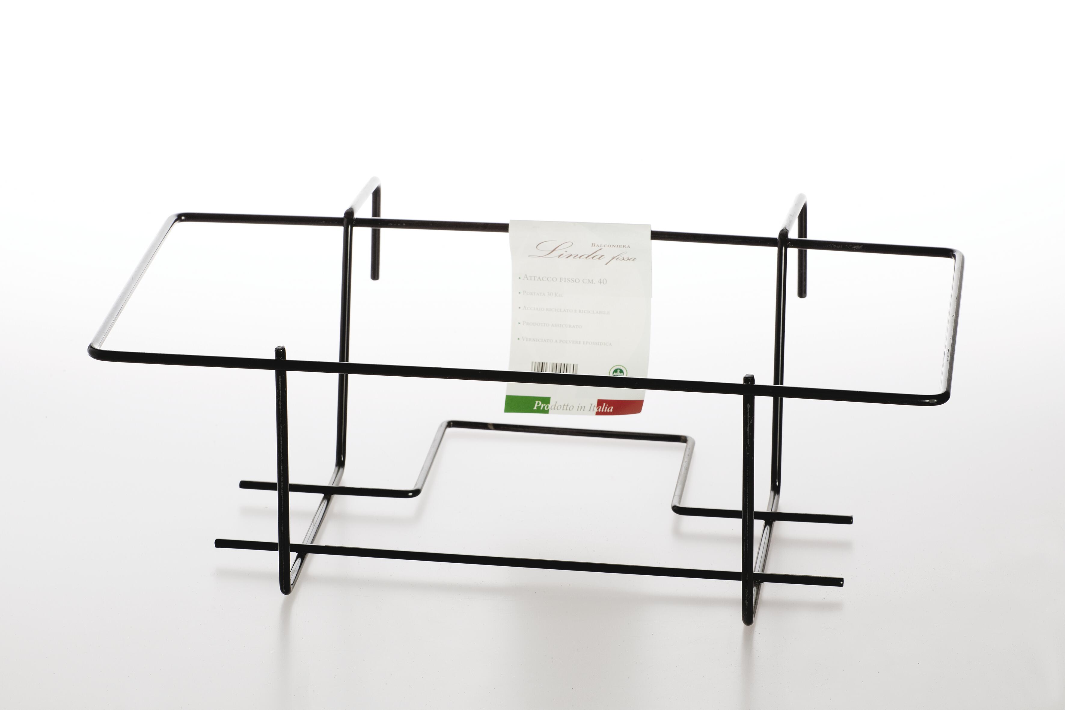 Supporto vaso nero LINDA60 H 13 x L 60 cm - 2