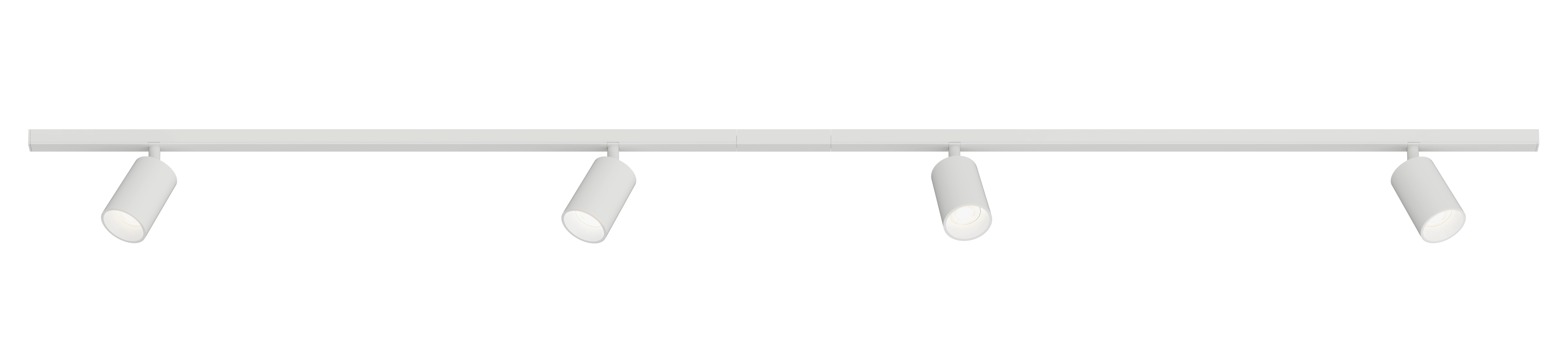 Kit rails, LED intégrée, aluminium blanc, 500lm, 2 x 90cm, Warna, INSPIRE - 9