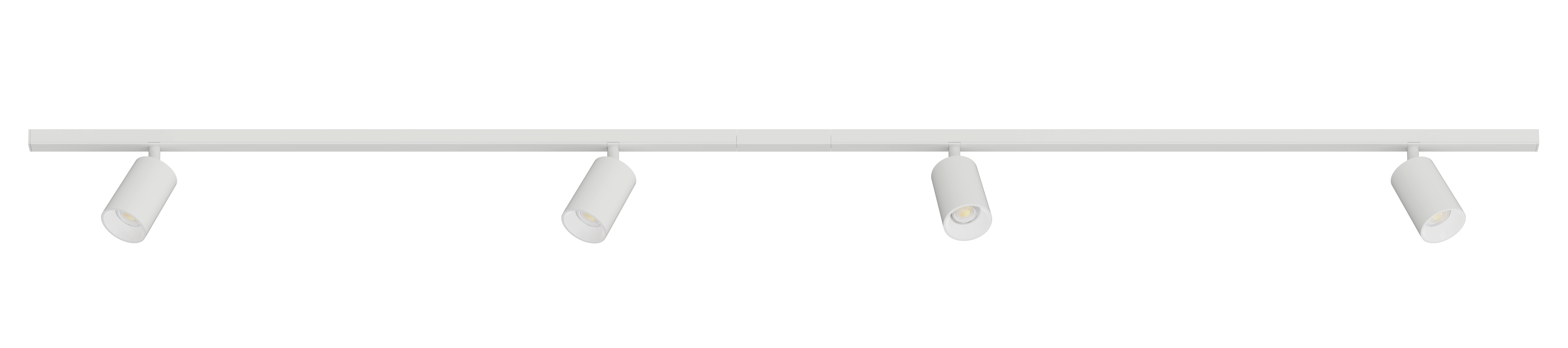 Kit rails, LED intégrée, aluminium blanc, 500lm, 2 x 90cm, Warna, INSPIRE - 10