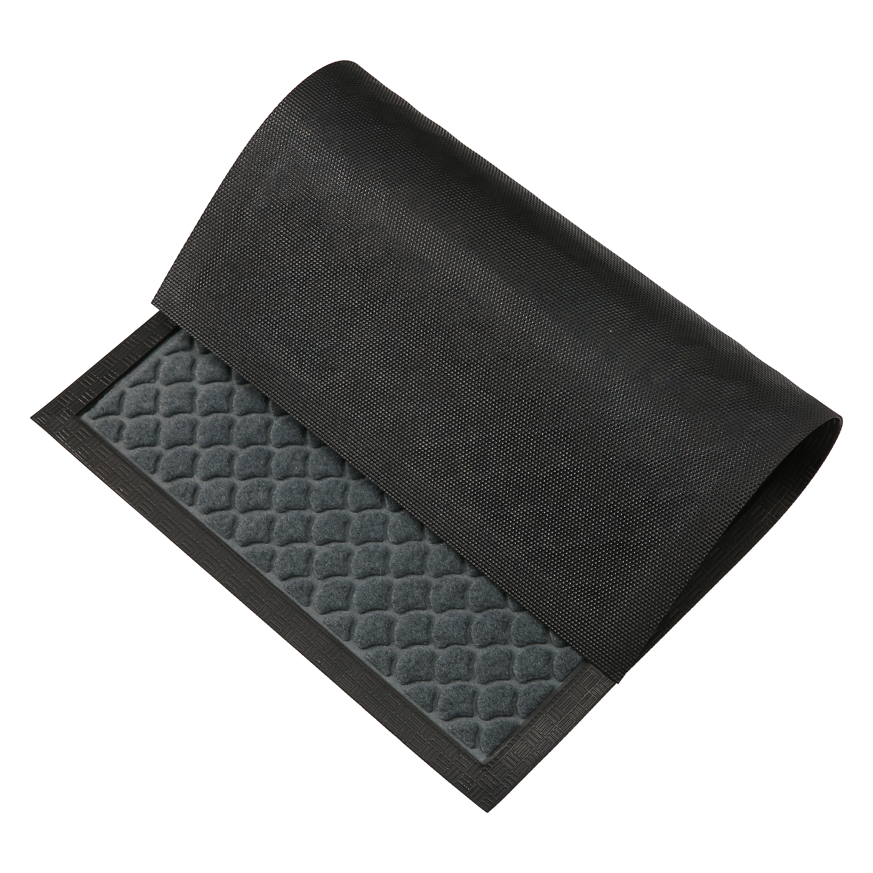 Felpudo caucho vulcanizado Lenzo INSPIRE gris 40 x60 cm - 4