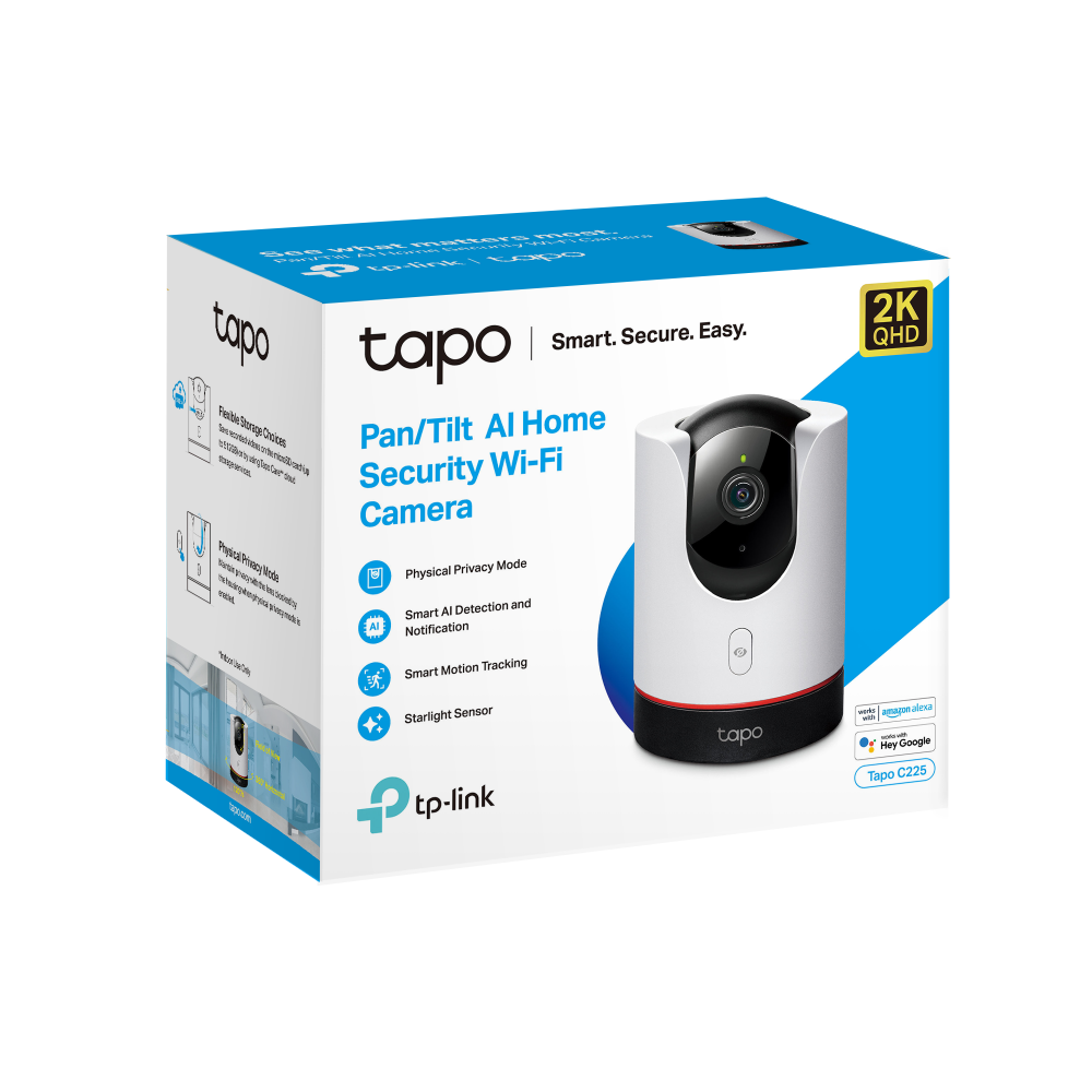 Caméra de surveillance intérieure sans fil TP-LINK Tapo C225 blanc - 2