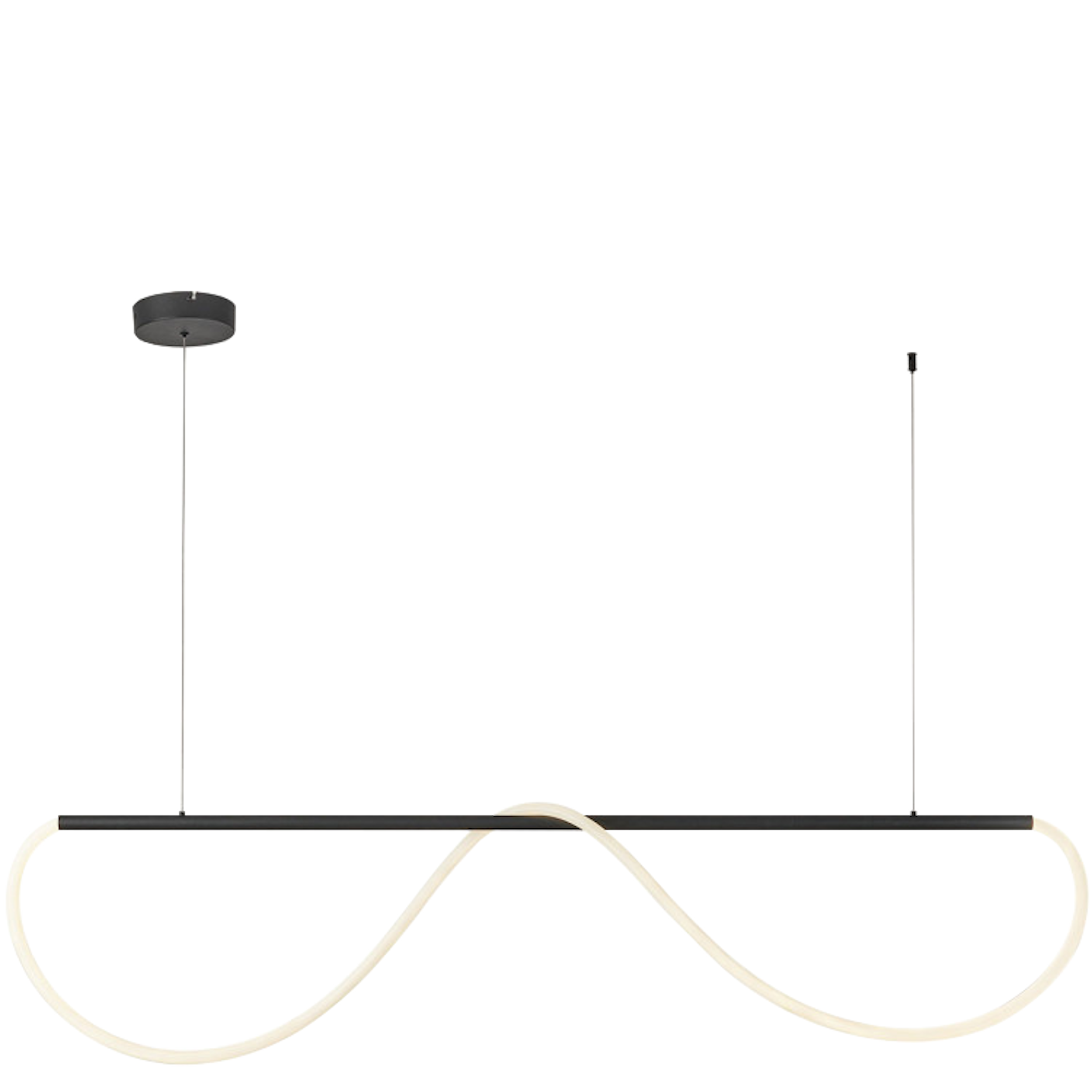 Lampa wisząca Meleca czarna LED Light Prestige