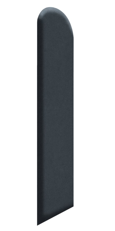 Panele ścienne tapicerowane Płotek Szary 90x20 cm Stelle