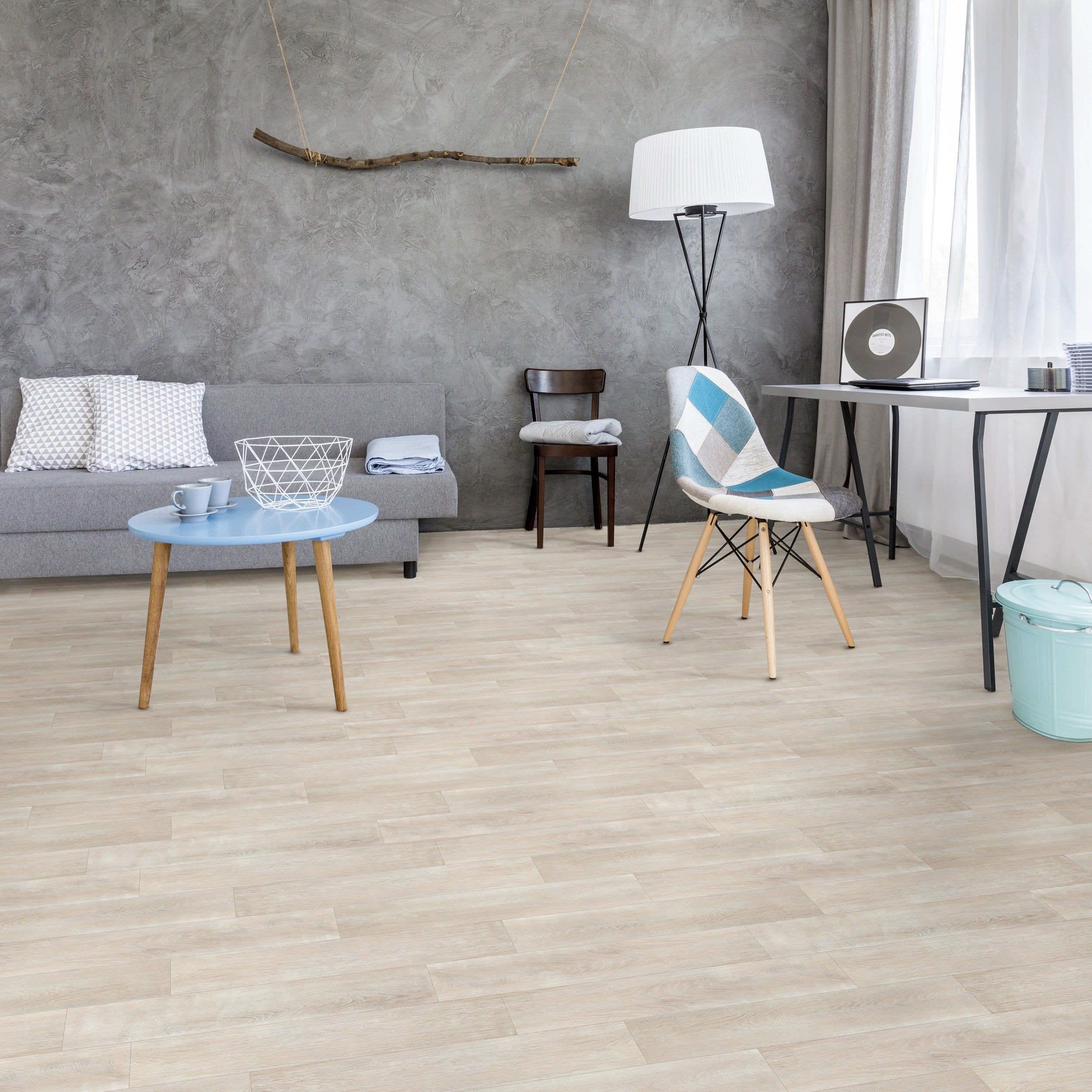 Wykładzina PCV Bonus 516-02 jasnobeżowa panel 2 m - 2