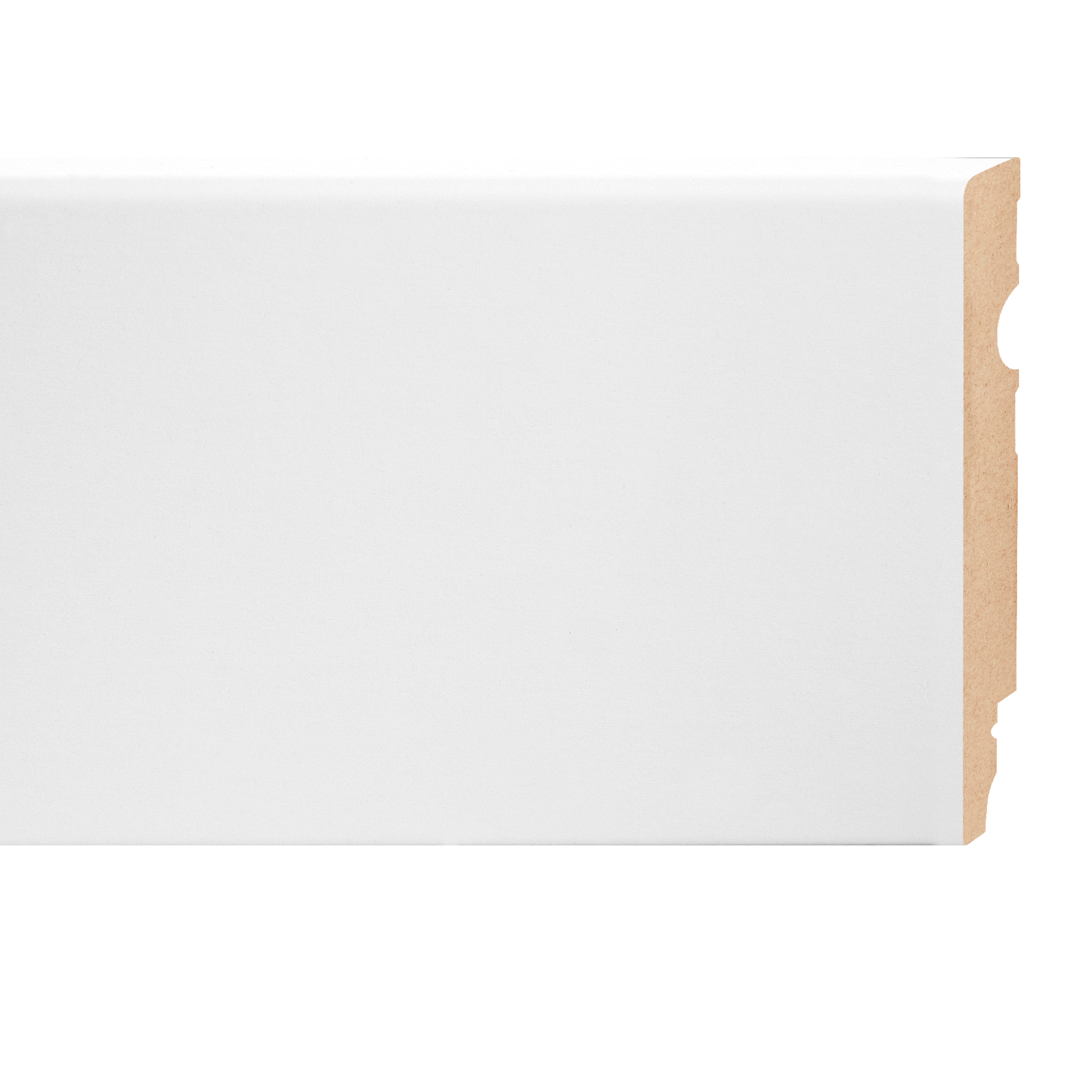Listwa przypodłogowa MDF Kwadrat 10 cm biała Artens