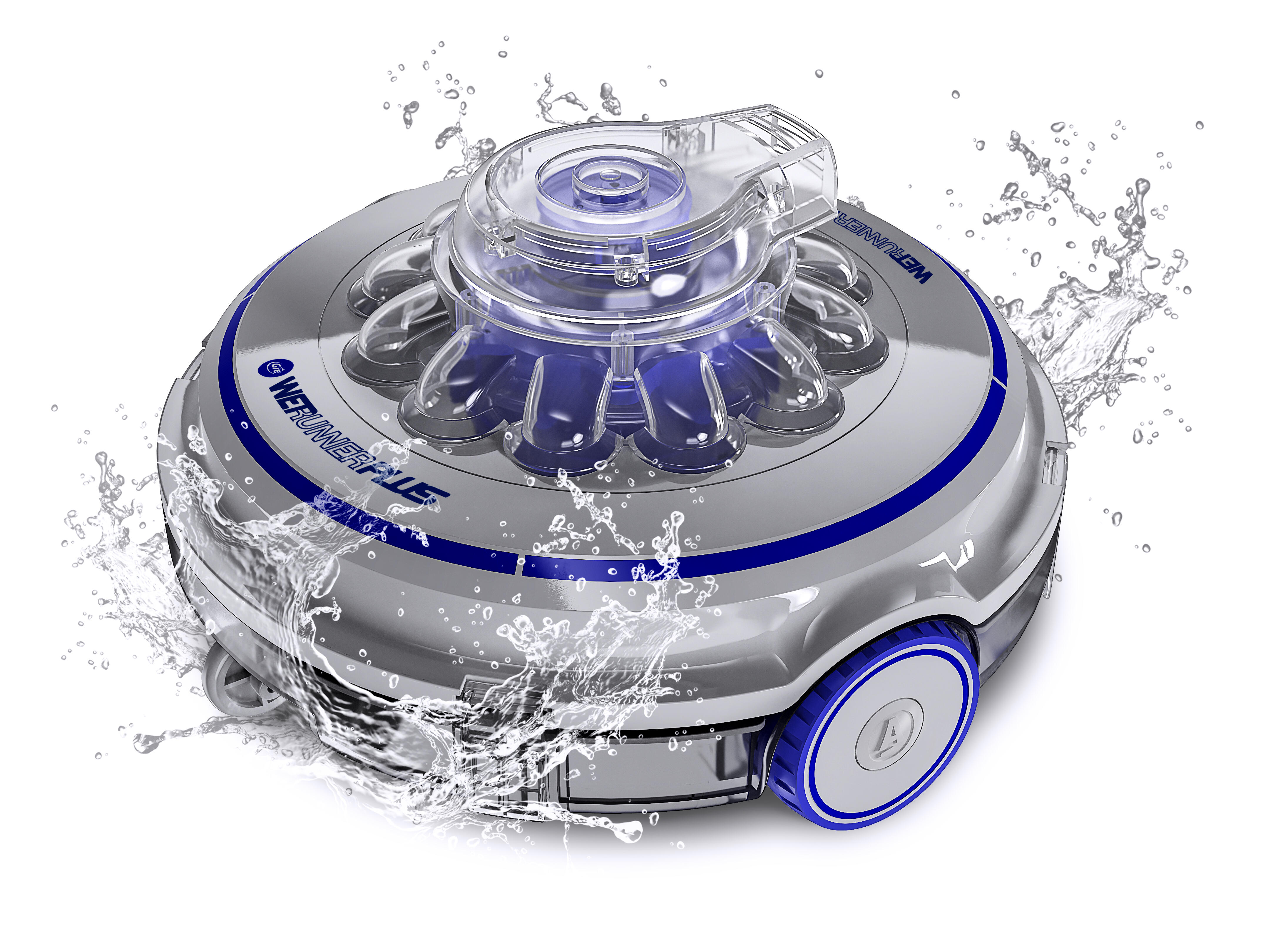 Robot limpiafondos de piscina a batería gre wetrunner plus
