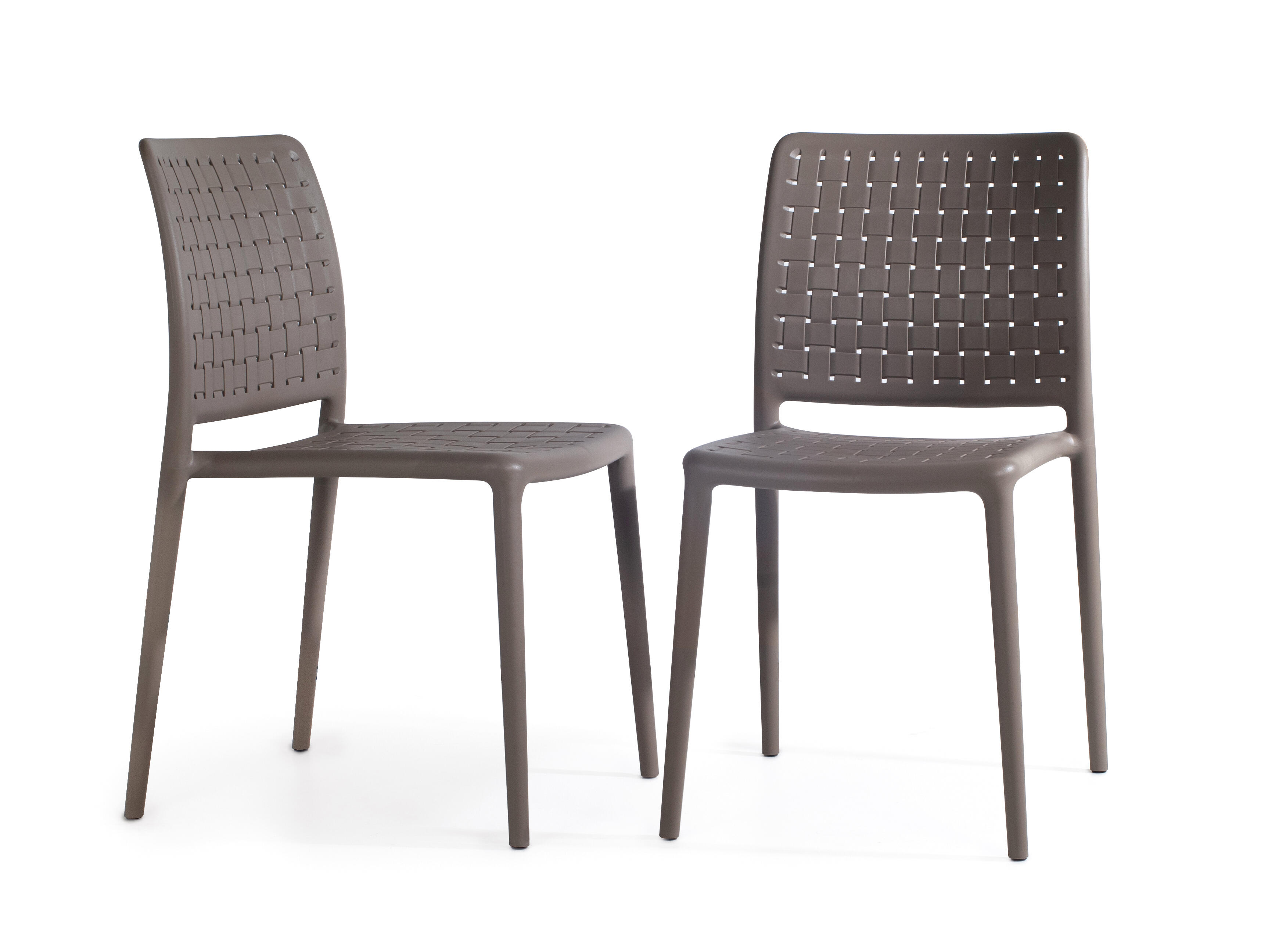 silla de jardin malaga de polipropileno moka