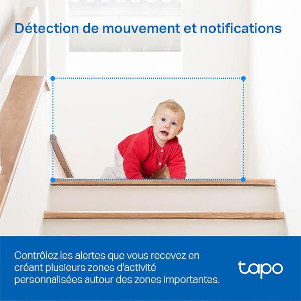 Caméra wifi panoramique intérieure TC71, Tapo - 3