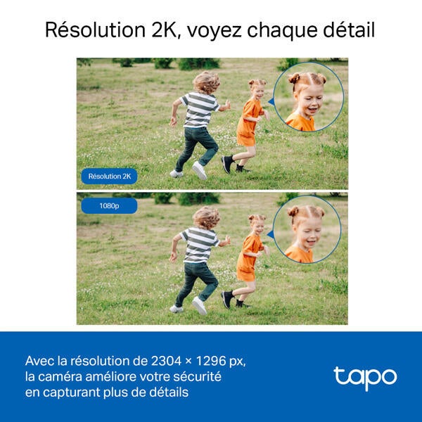 Caméra de vidéosurveillance filaire extérieure motorisé TC 41 TP-LINK/TAPO blanc - 10