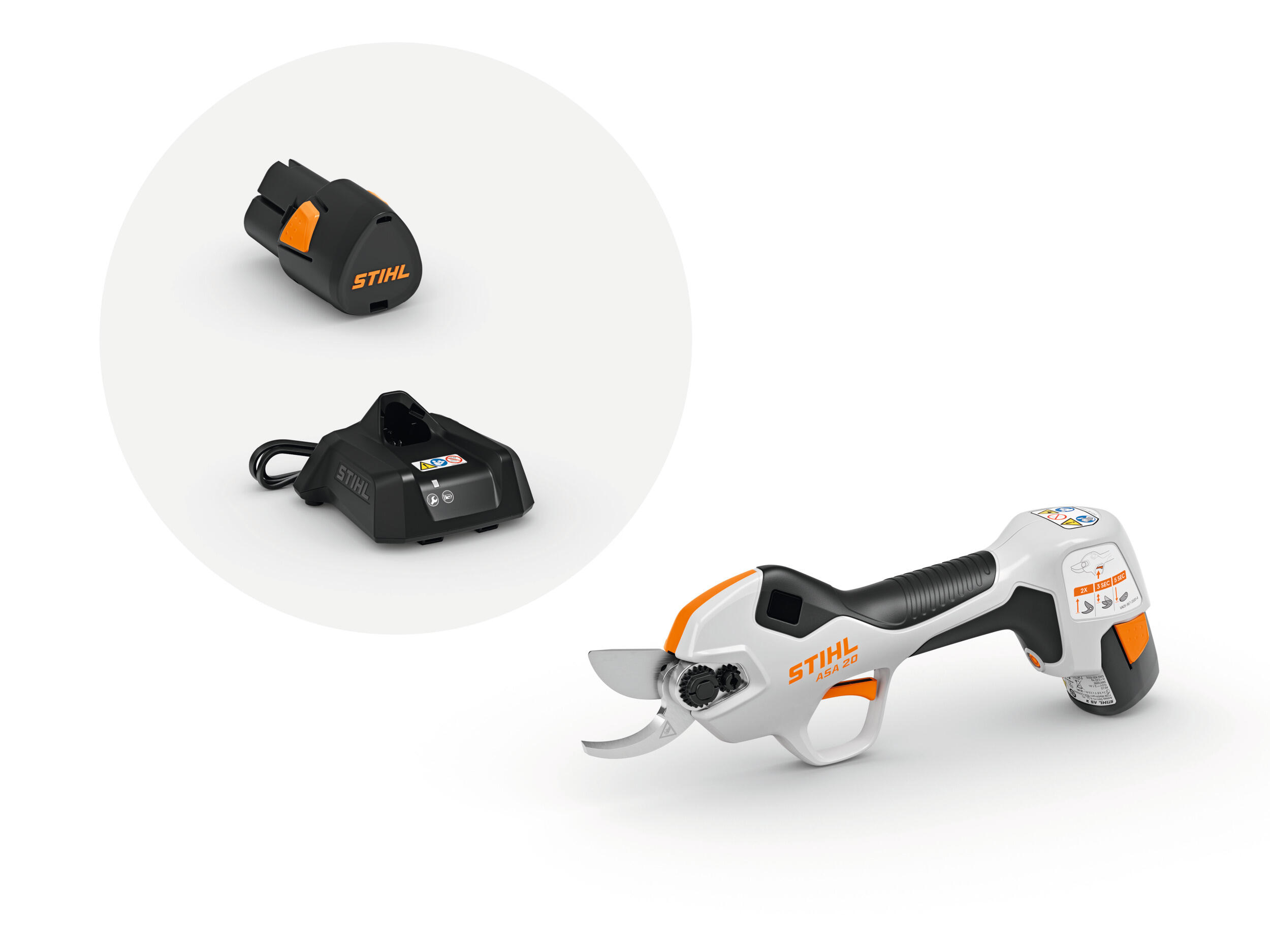 Sécateur électrique Professionnel 30mm - Moteur Brushless 1000W - 2 Batteries 2000mAh - Compteur De Coupe LED - Compatible Batteries Makita 18V - 11