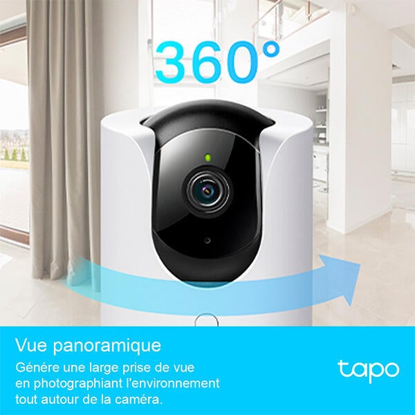 Caméra de surveillance intérieure sans fil TP-LINK Tapo C225 blanc - 5