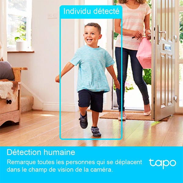 Caméra de surveillance intérieure sans fil TP-LINK Tapo C225 blanc - 4