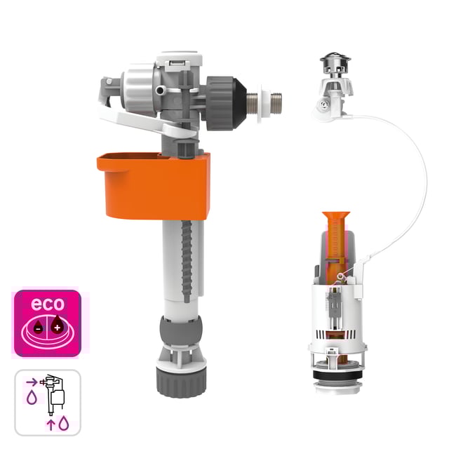 Kit chasse d'eau à câble, EQUATION