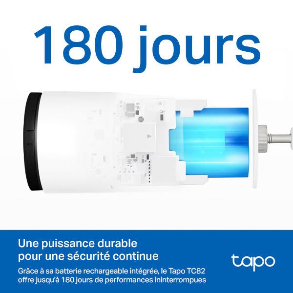 Caméra de surveillance batterie wifi TAPO Tapo tc82 - 4