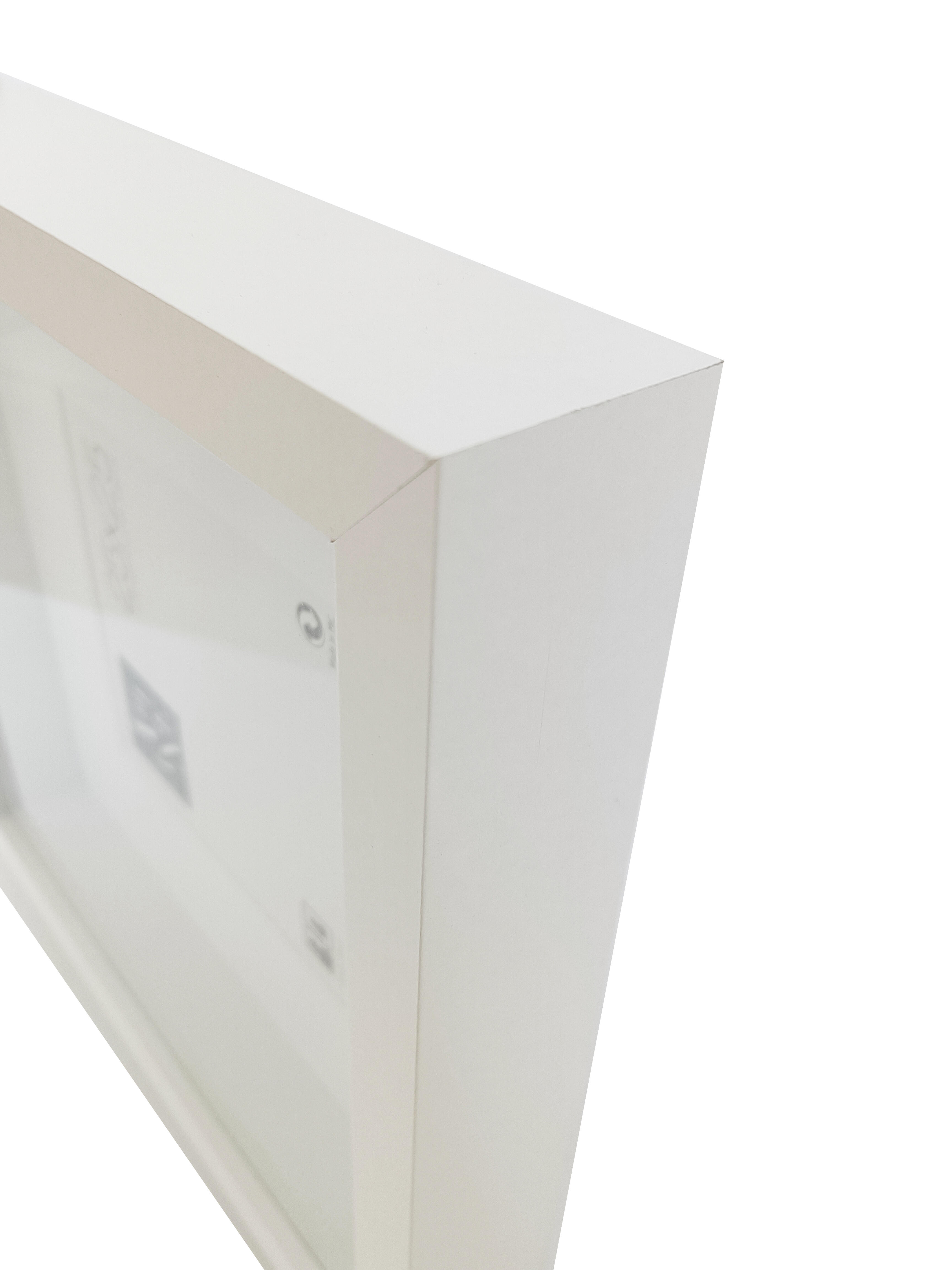 Cornice 20x25 Cm Con Passepartout 13x18 Cm - Bianco Per Foto E Ricordi - Foto 5