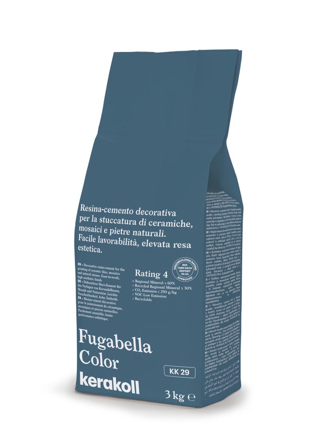 Stucco per fughe piastrelle KERAKOLL Fugabella Color KK 29, 3 kg blu