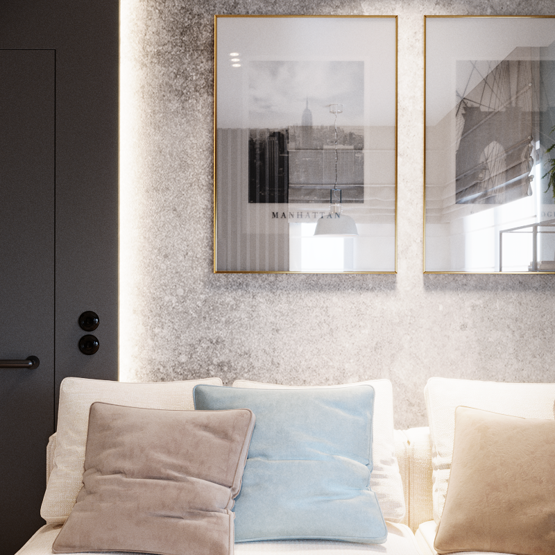 Klamka do drzwi wewnętrznych na rozecie Java czarny mat Inspire - 6