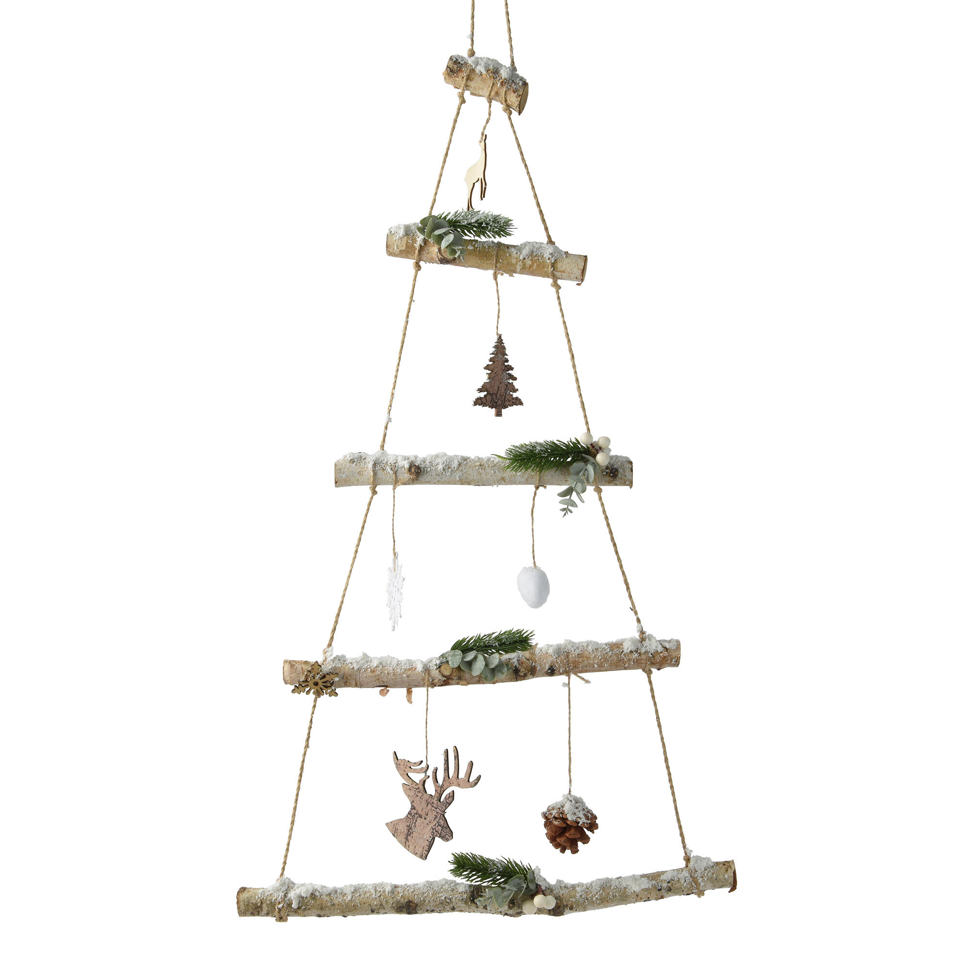 Adorno colgante de navidad árbol winter 48x95cm