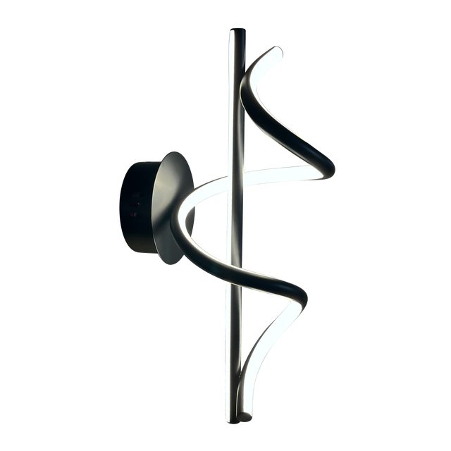 Kinkiet Twist czarny LED Milagro