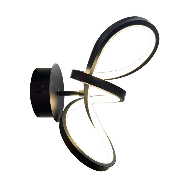 Kinkiet Tesoro czarny LED Milagro