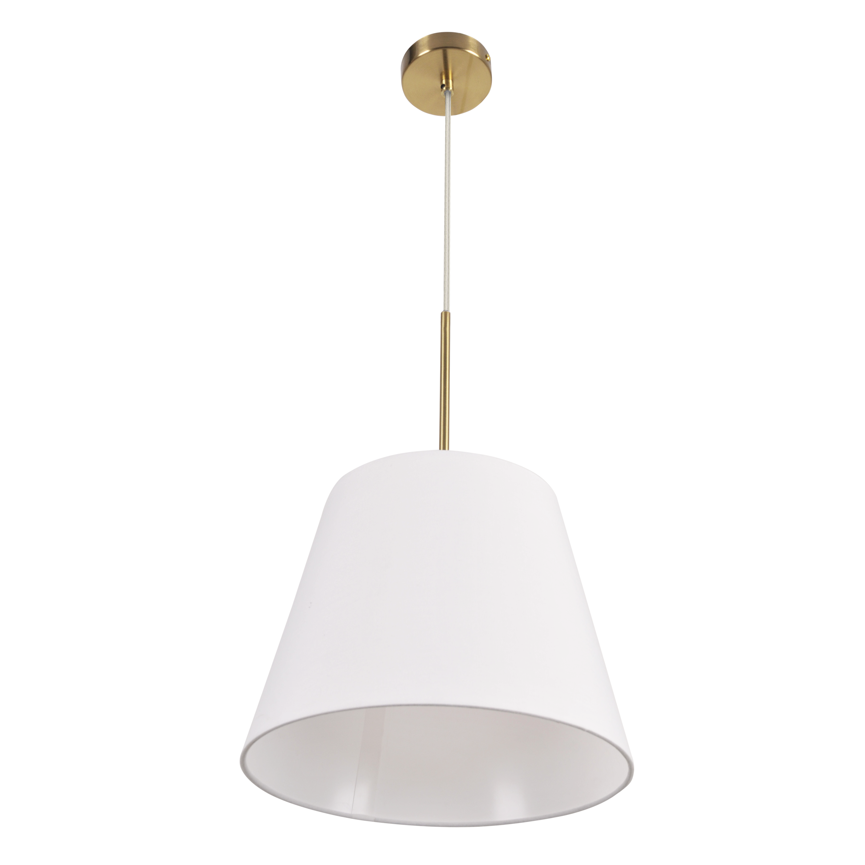 Lampa wisząca Elena biało-złota E27 Goldlux
